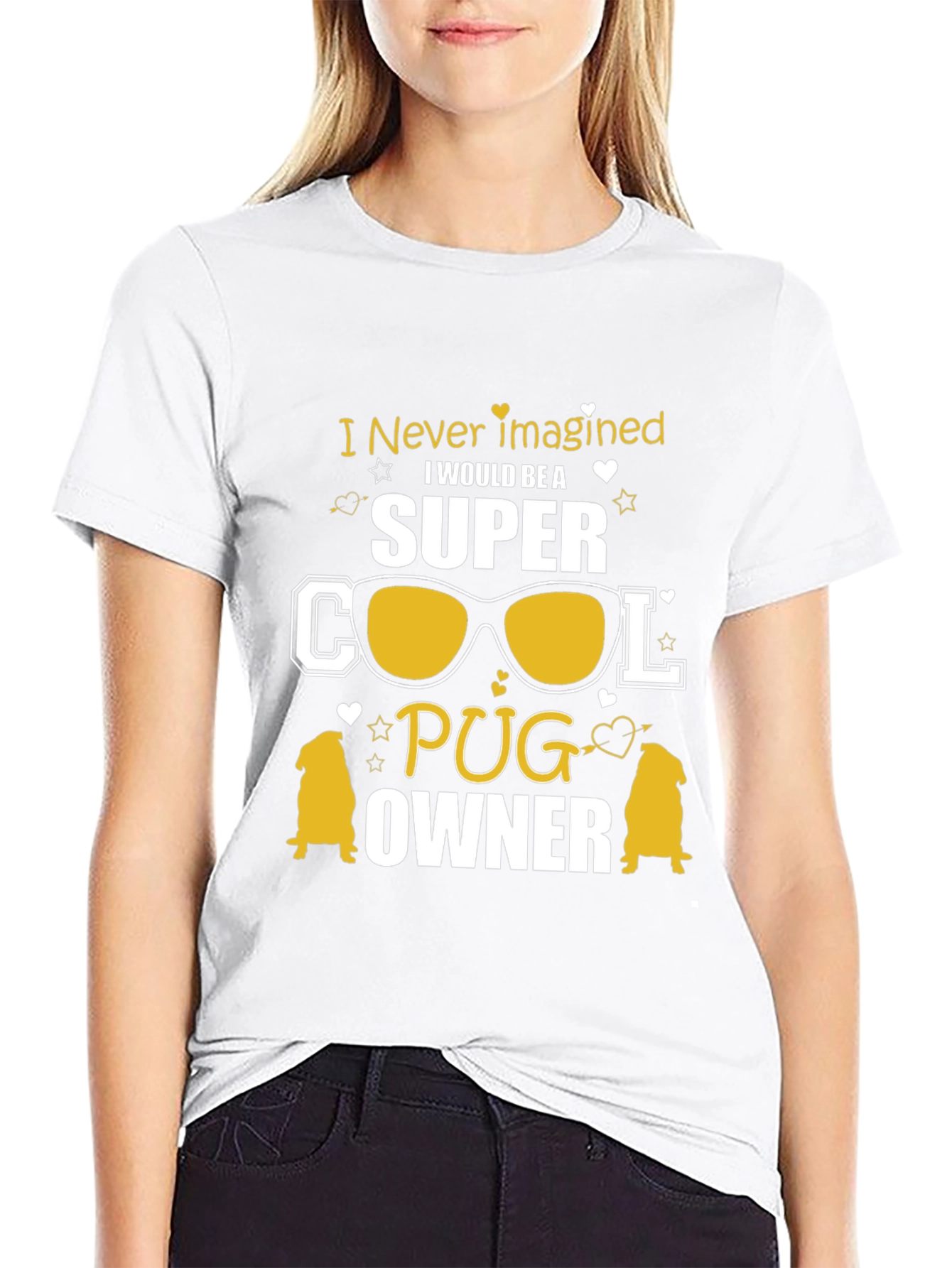 Super Cool Pug Owner Graphic Tee
