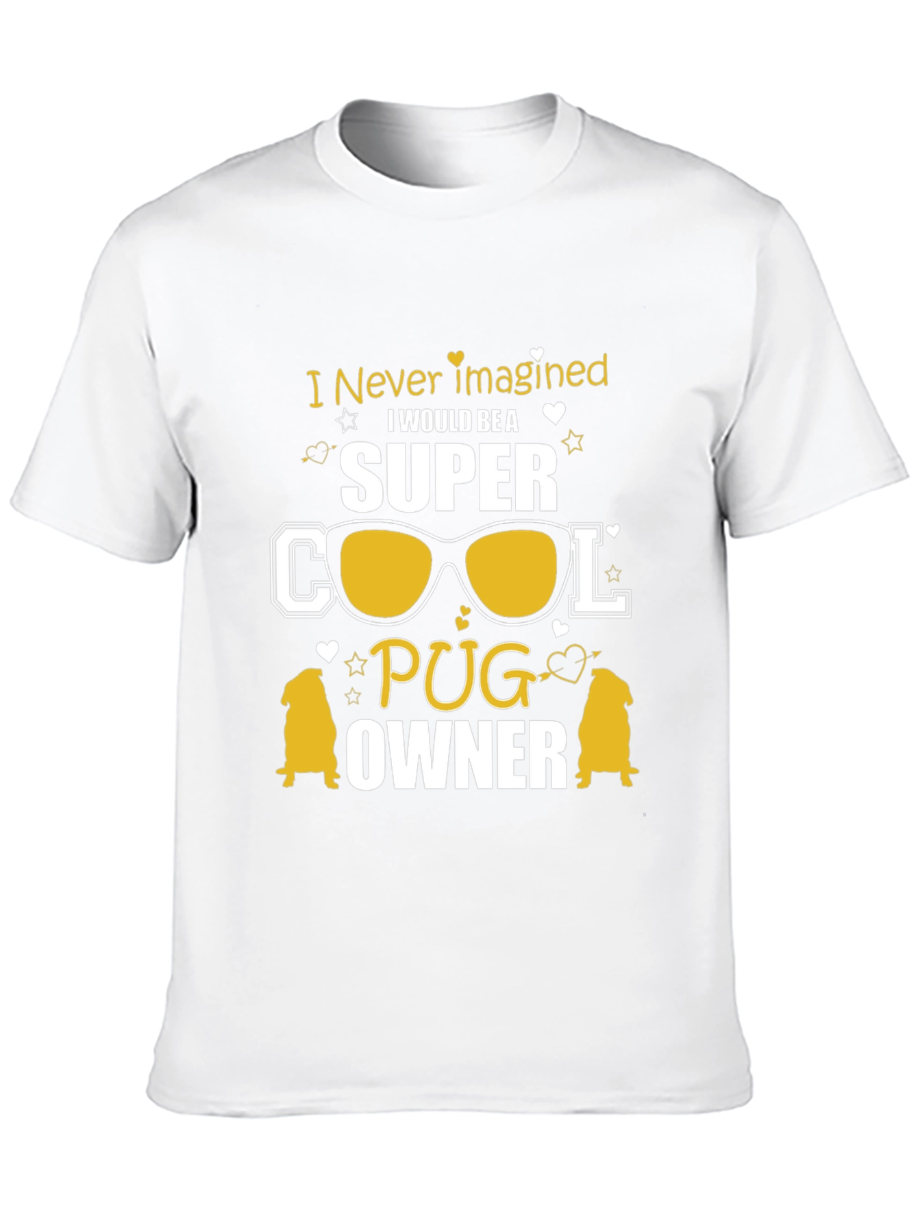 Super Cool Pug Owner Graphic Tee