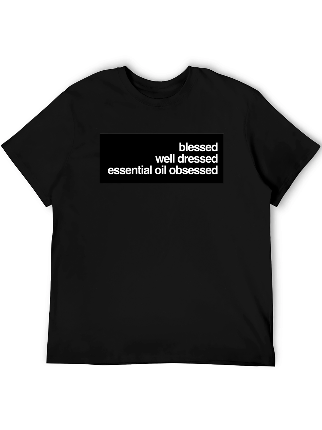 Blessed Essential Oil Obsessed Black T-Shirt