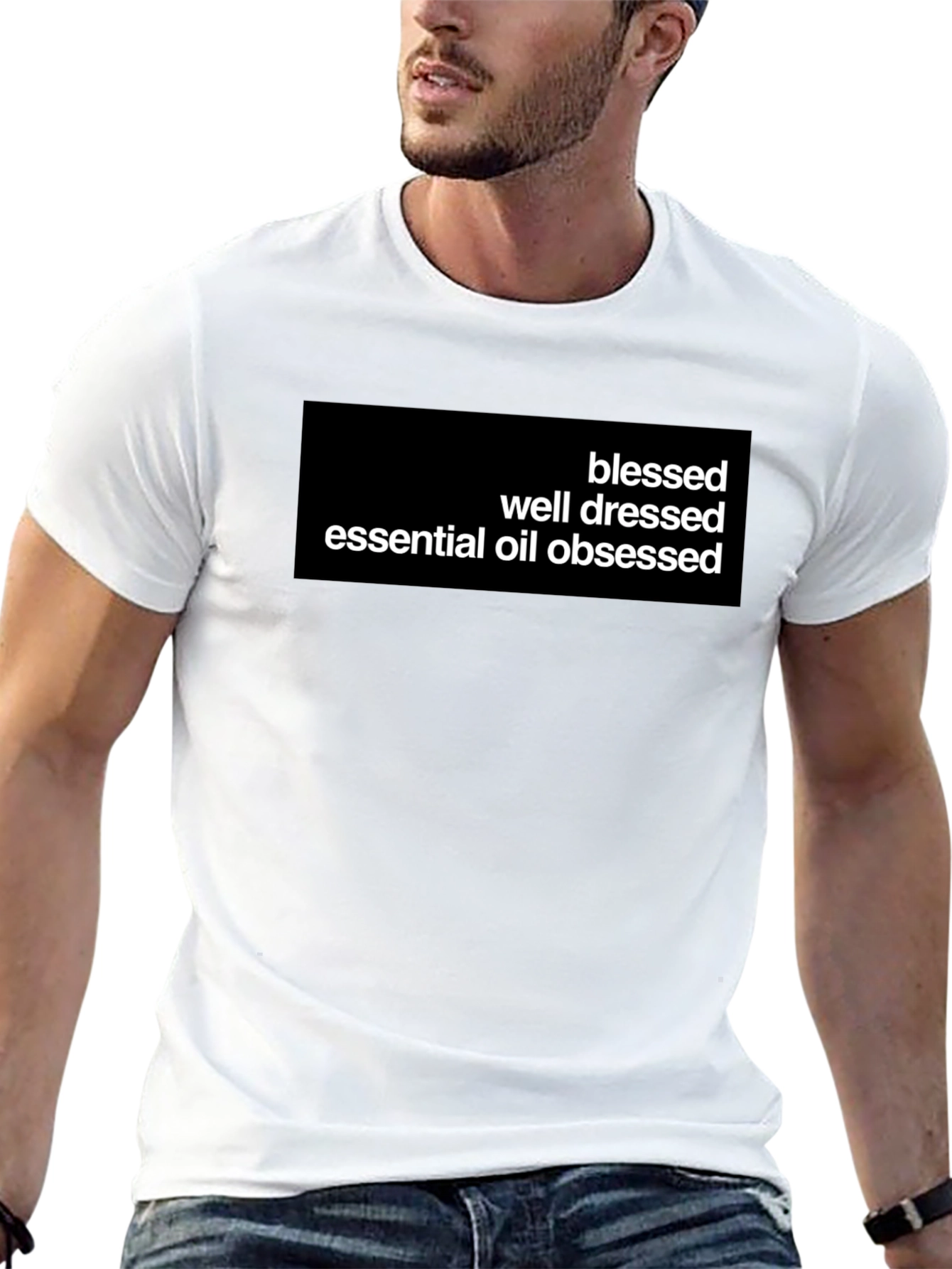 Blessed Essential Oil Obsessed Black T-Shirt