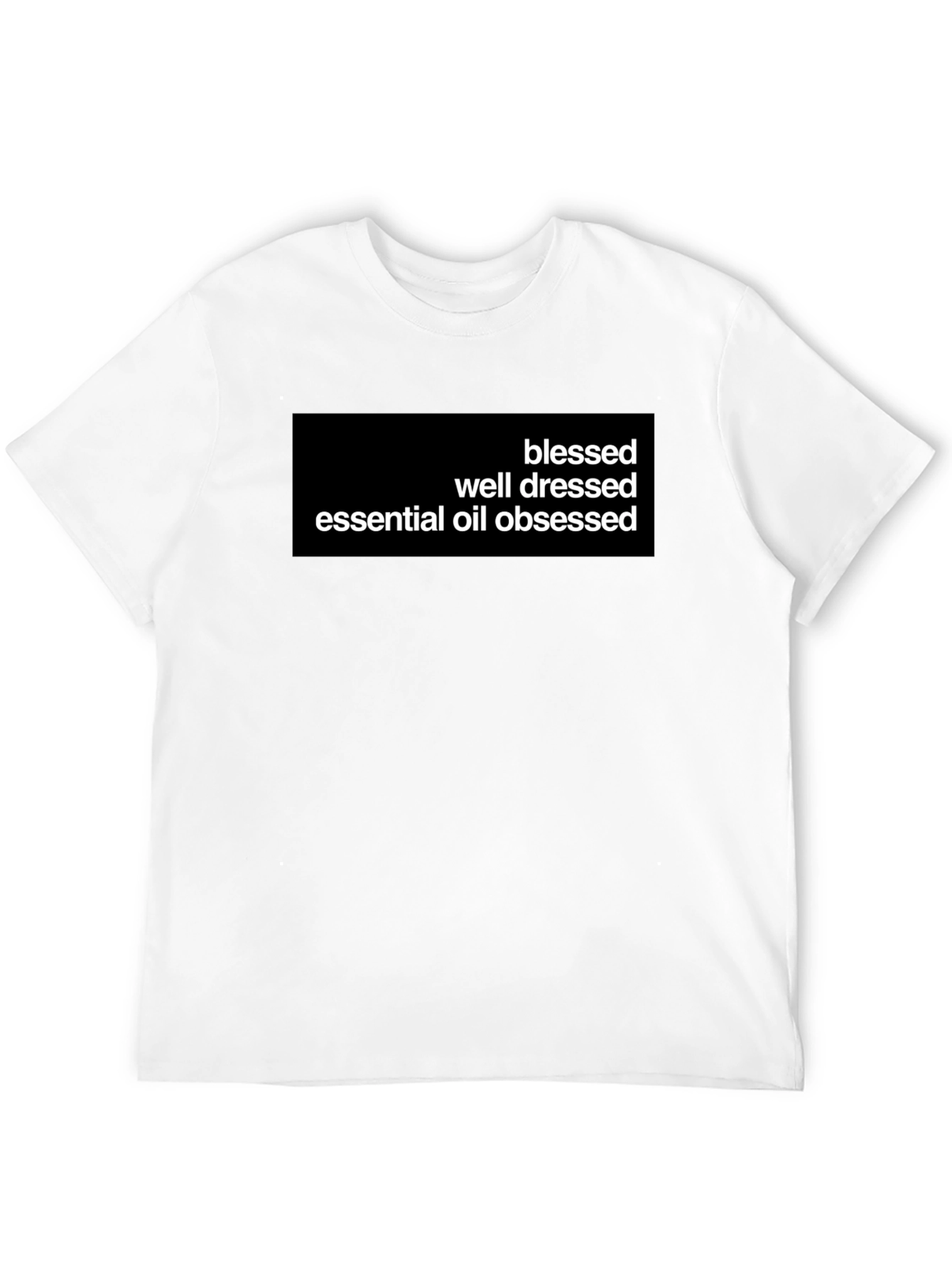 Blessed Essential Oil Obsessed Black T-Shirt