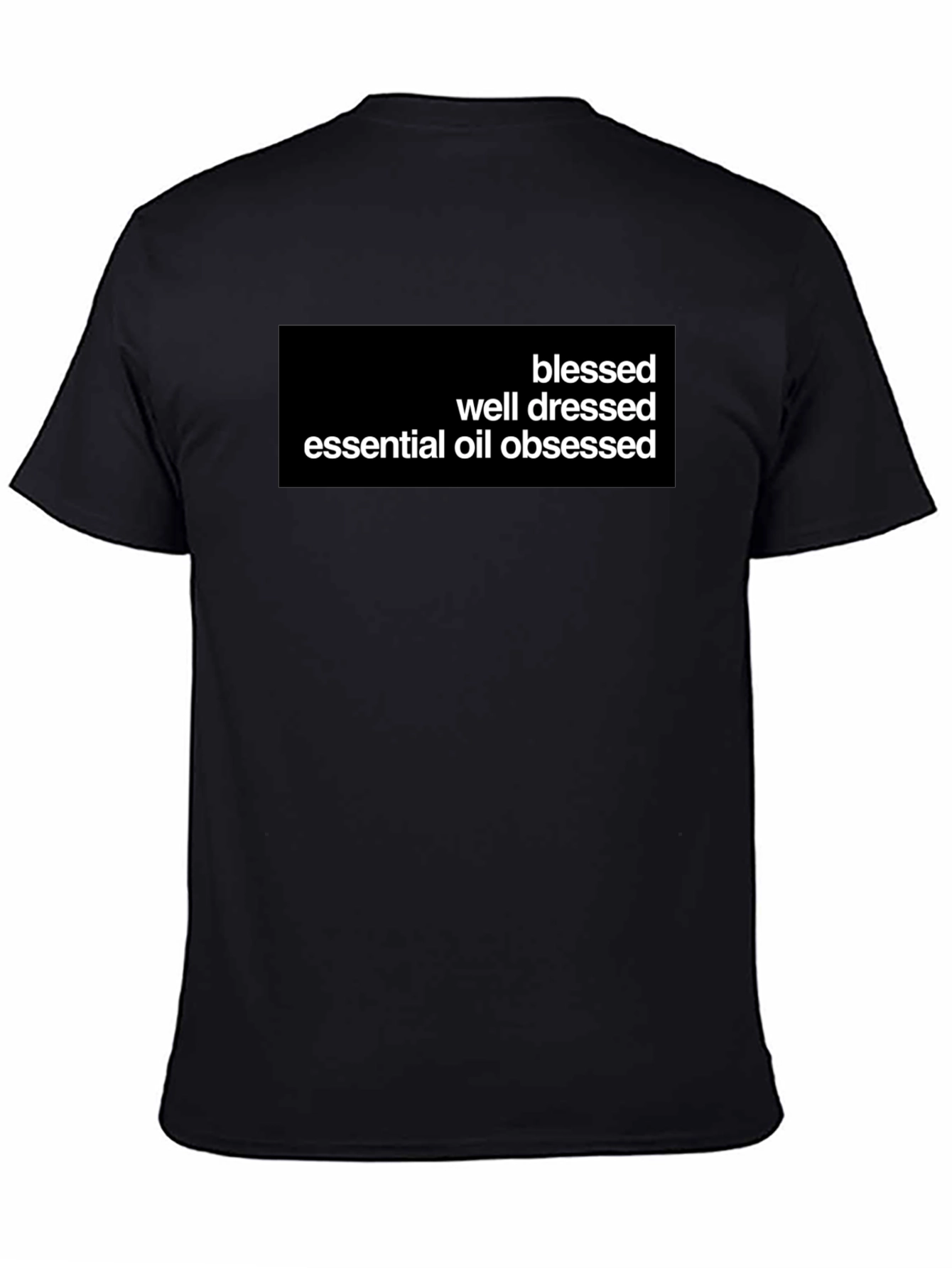 Blessed Essential Oil Obsessed Black T-Shirt