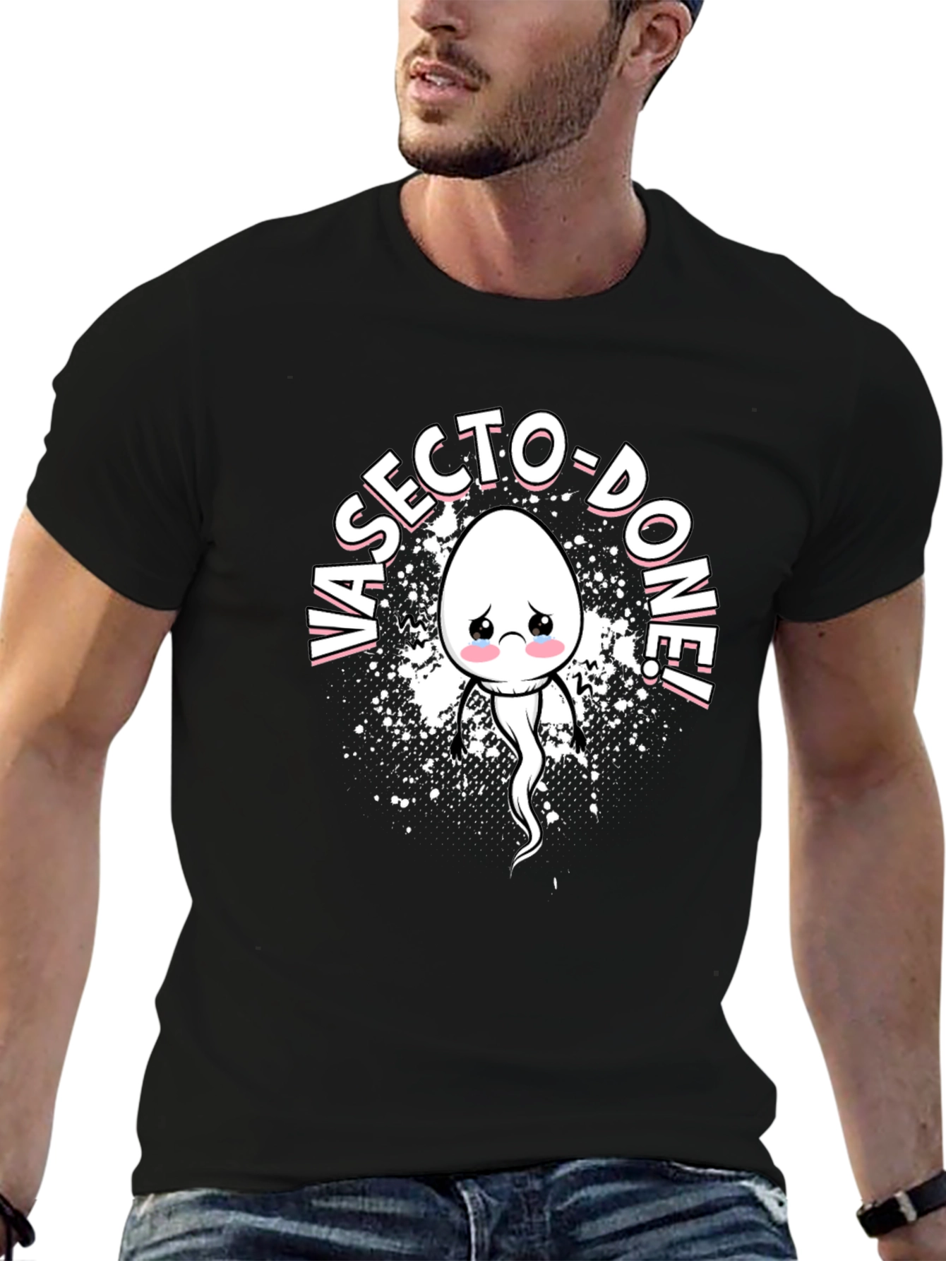 Vasecto-Done! Funny Mens Graphic Tee