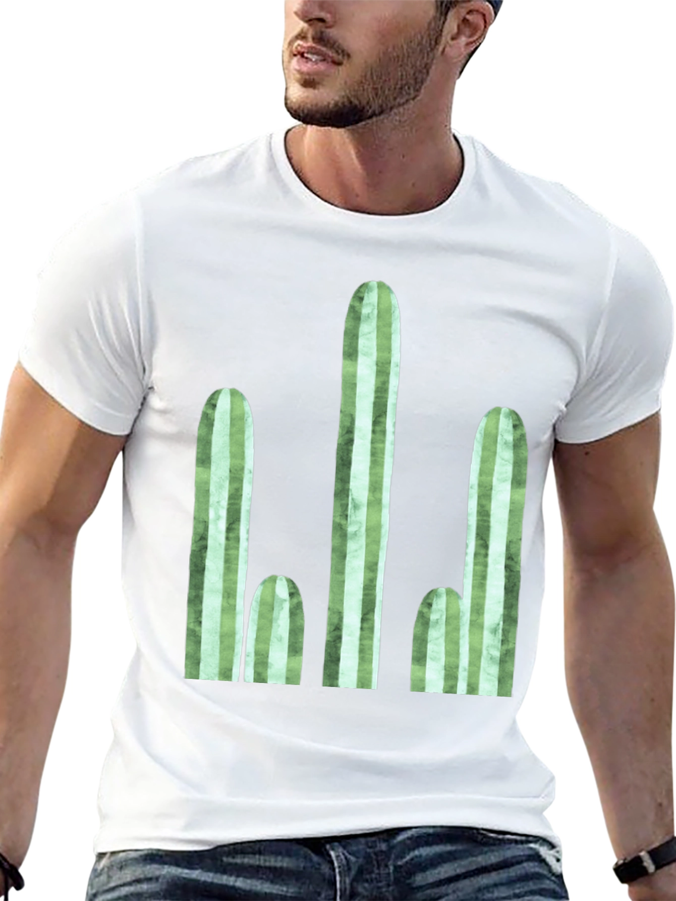 Cactus Graphic Tee - Trendy Desert Style