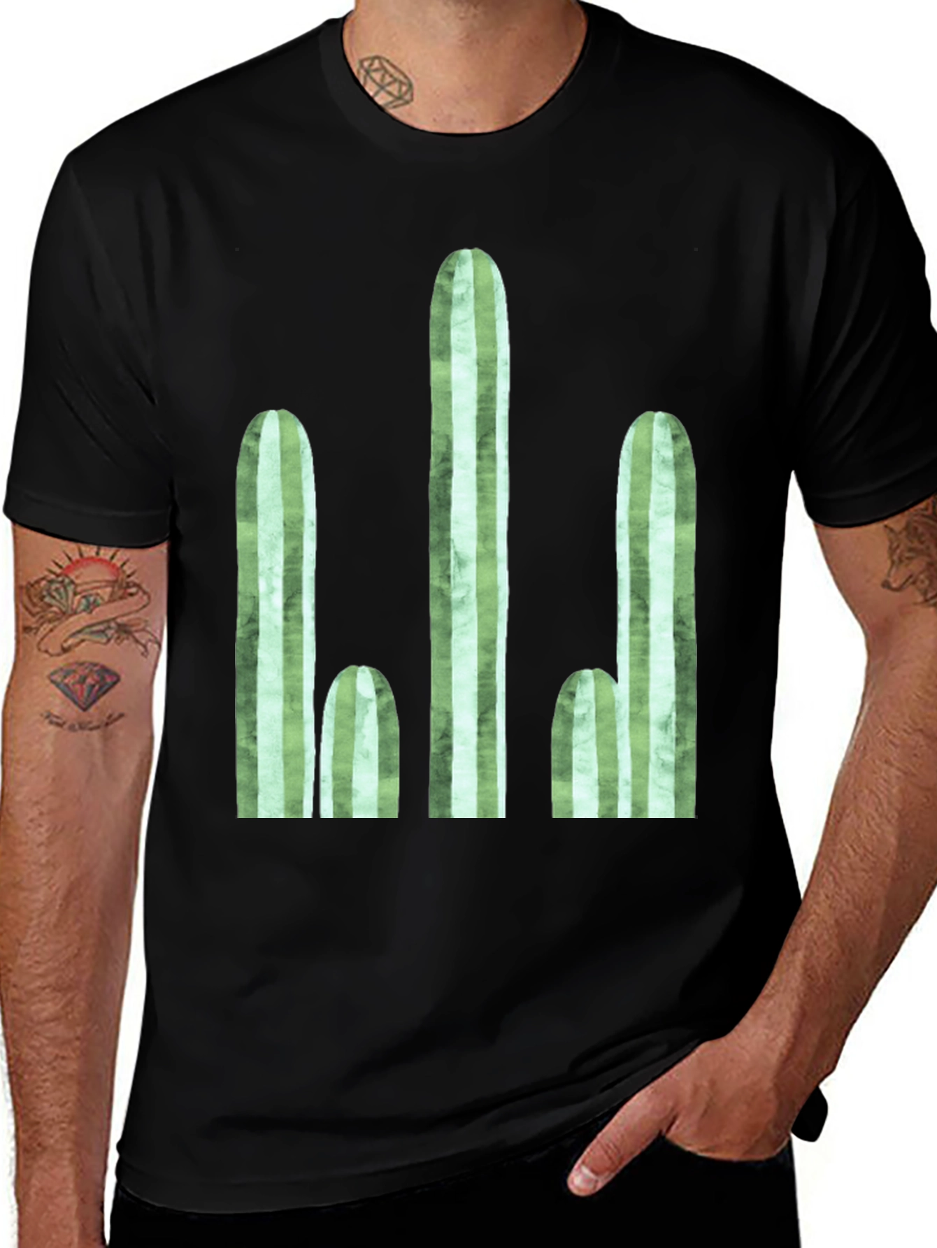 Cactus Graphic Tee - Trendy Desert Style