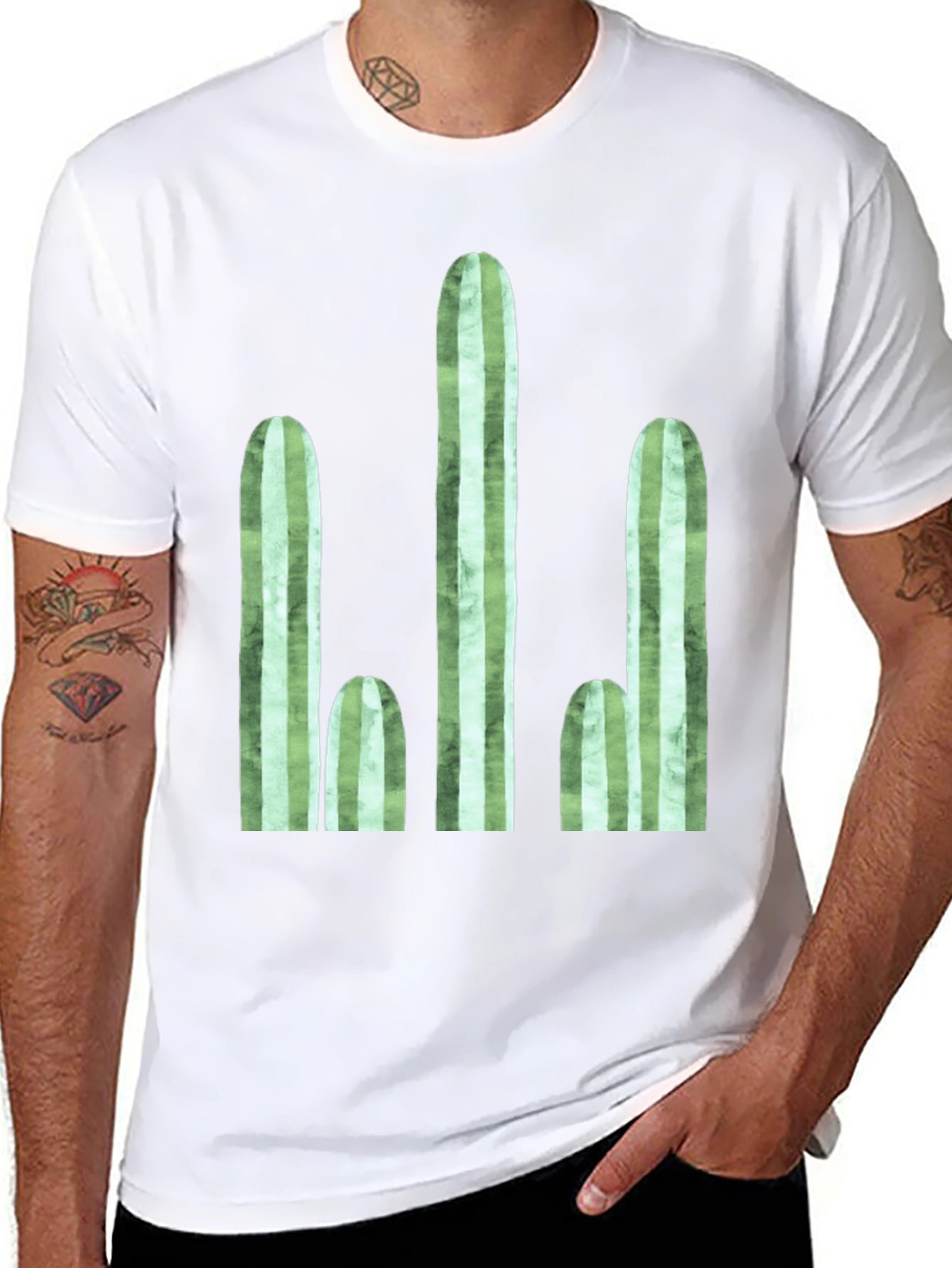 Cactus Graphic Tee - Trendy Desert Style