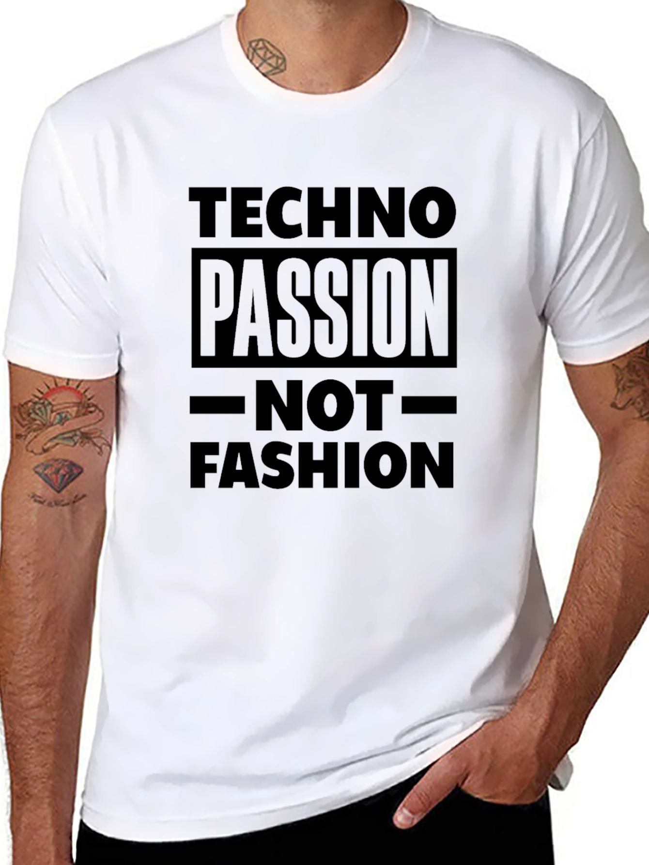 Techno Passion T-Shirt - Not Fashion Statement Tee