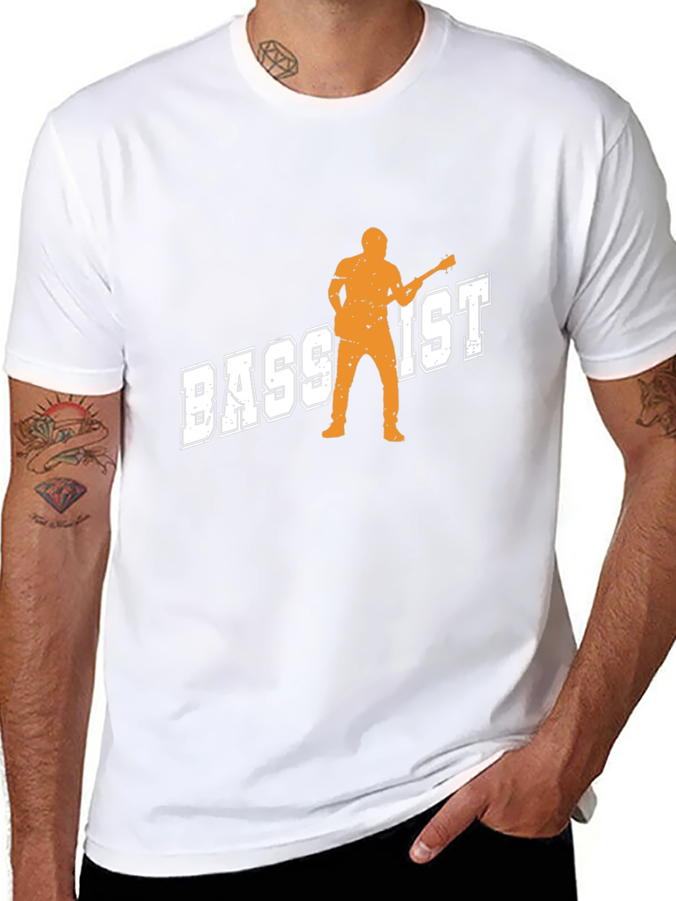 Bassist Graphic T-Shirt - Black