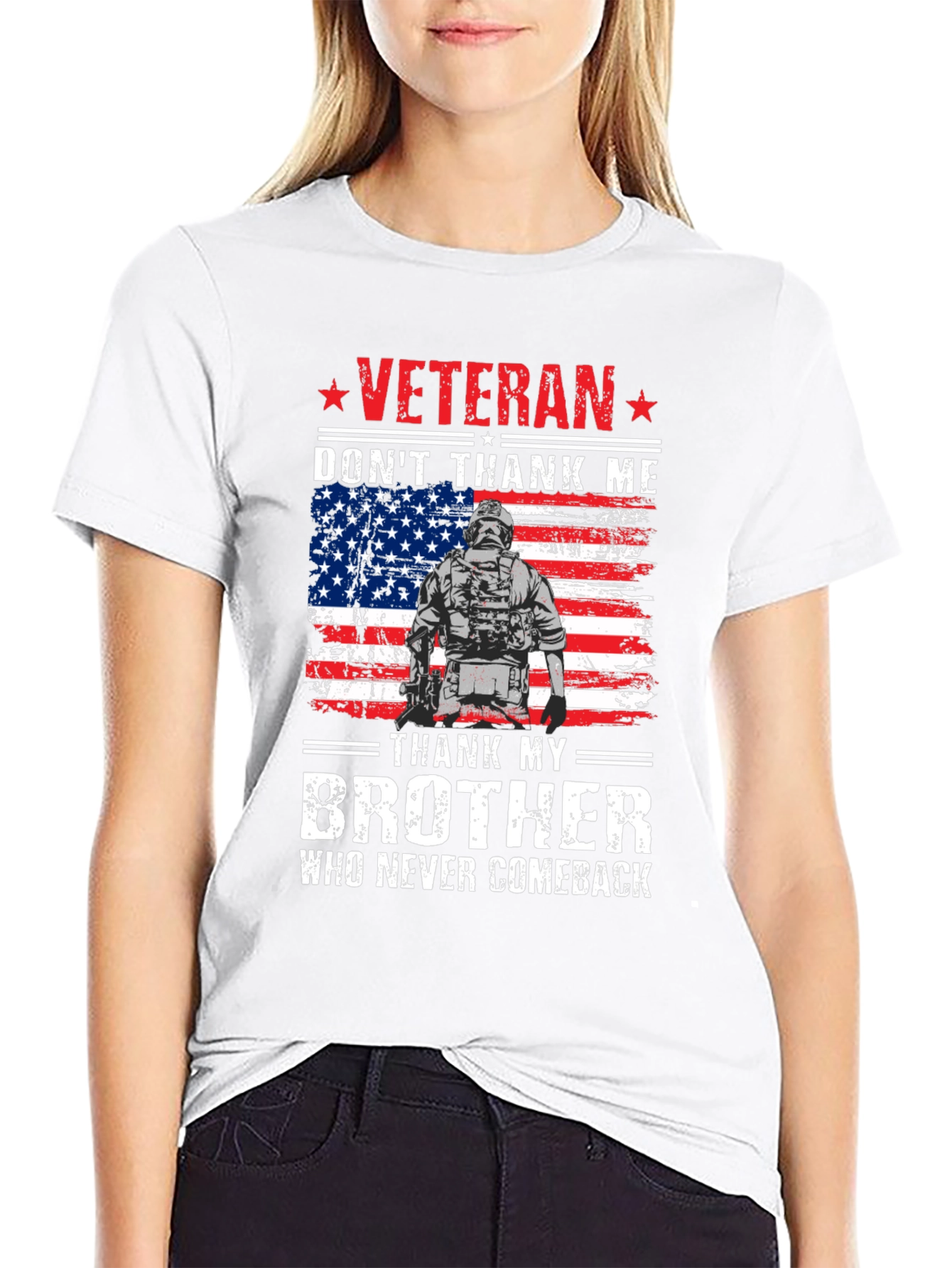 Veteran Dont Thank Me T-Shirt