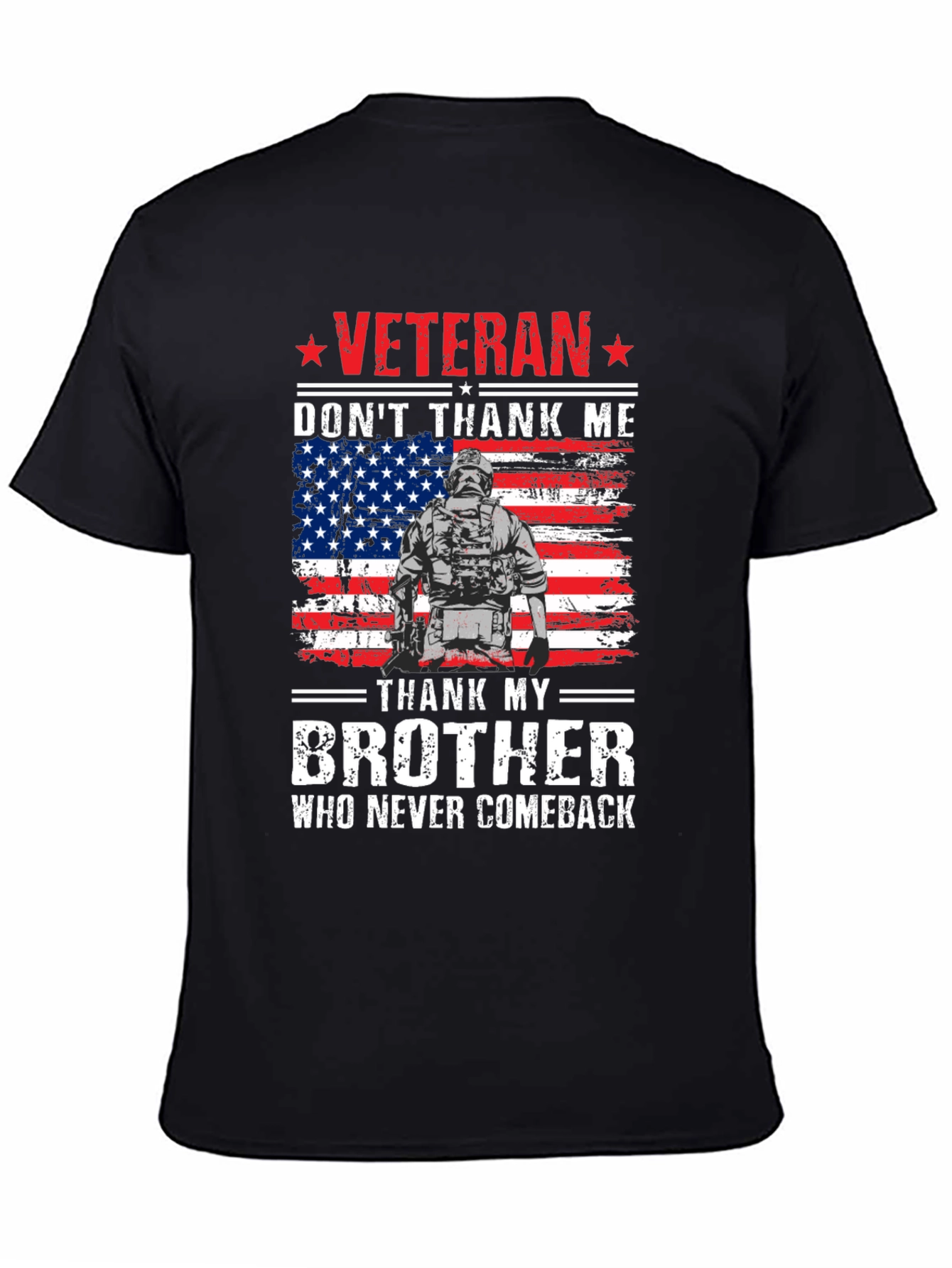 Veteran Dont Thank Me T-Shirt