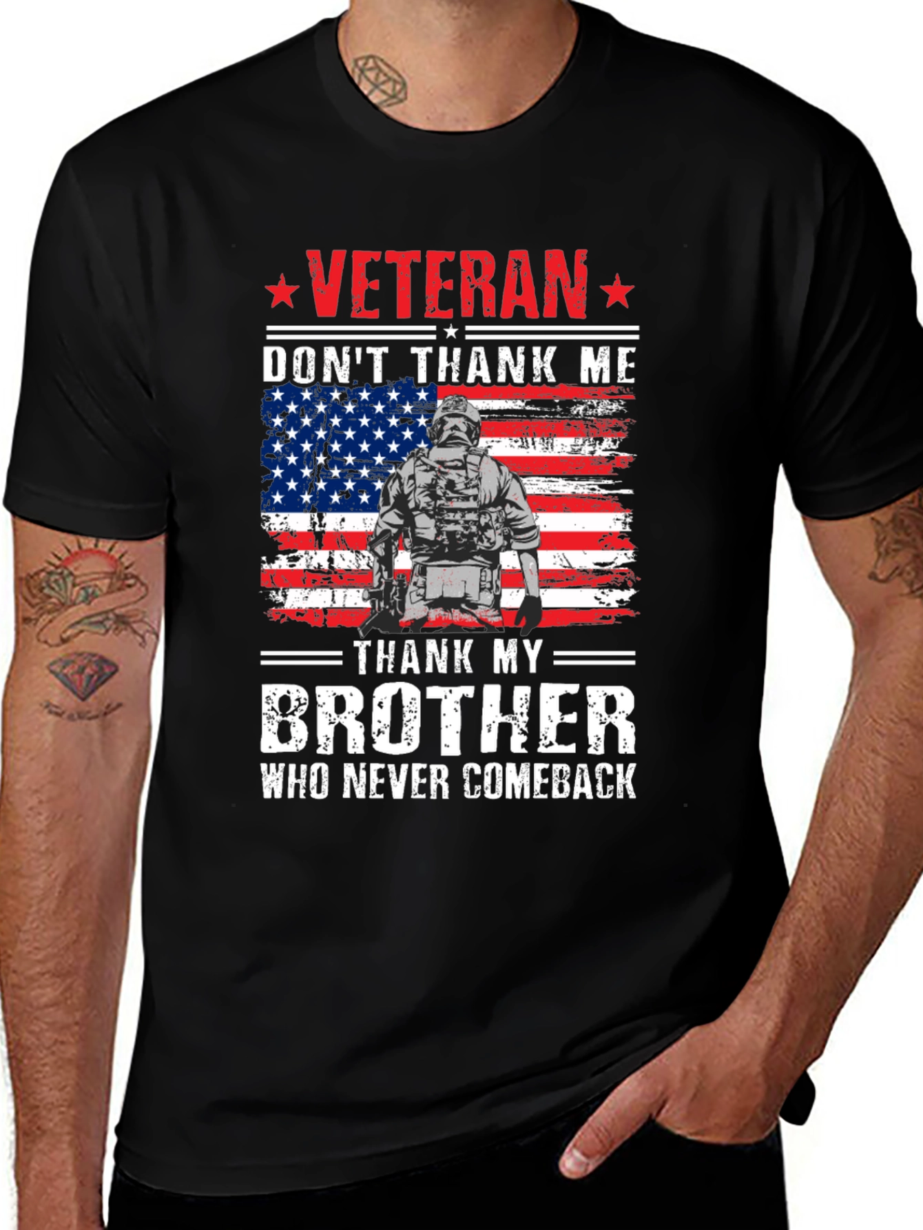 Veteran Dont Thank Me T-Shirt