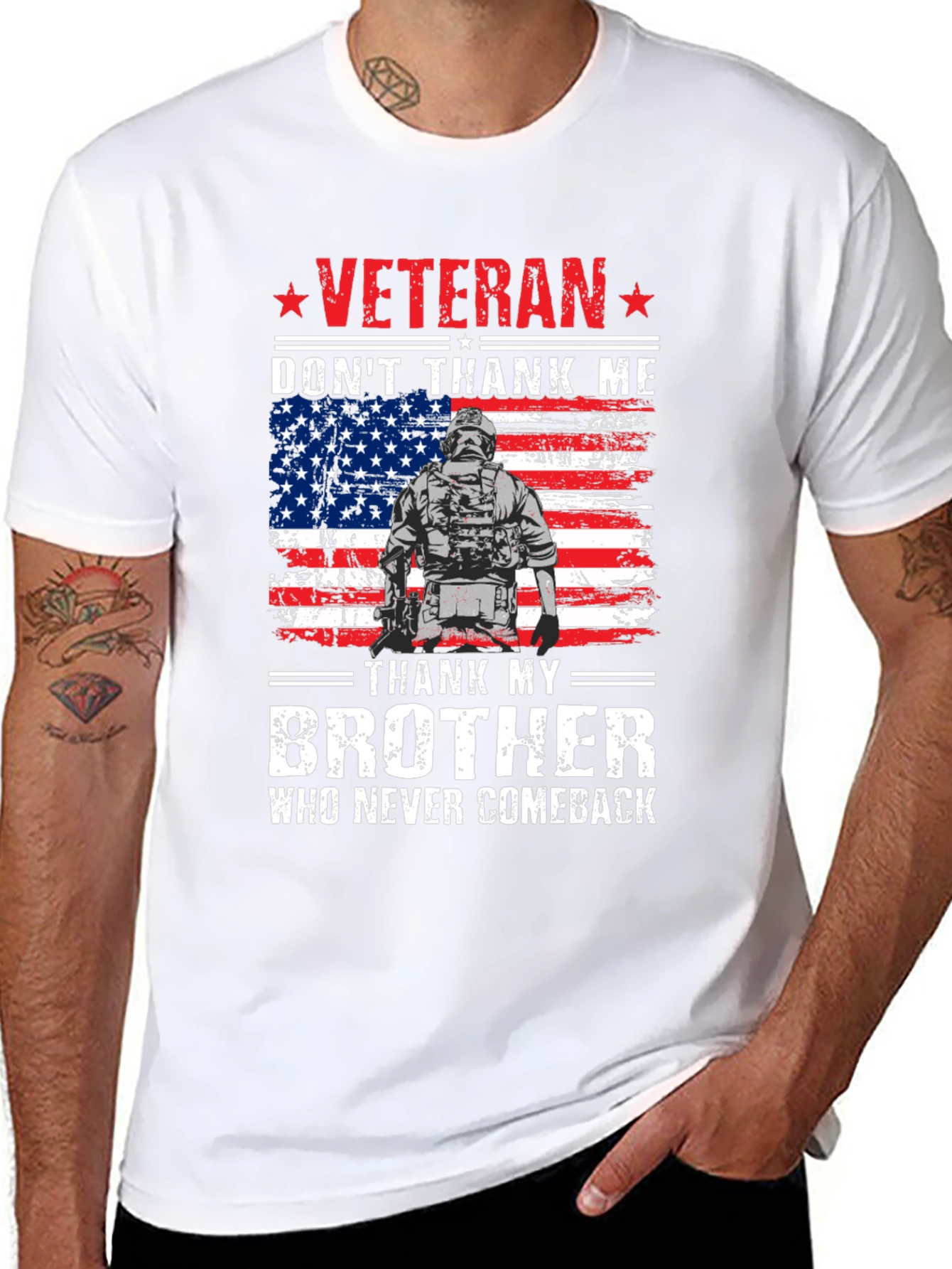 Veteran Dont Thank Me T-Shirt
