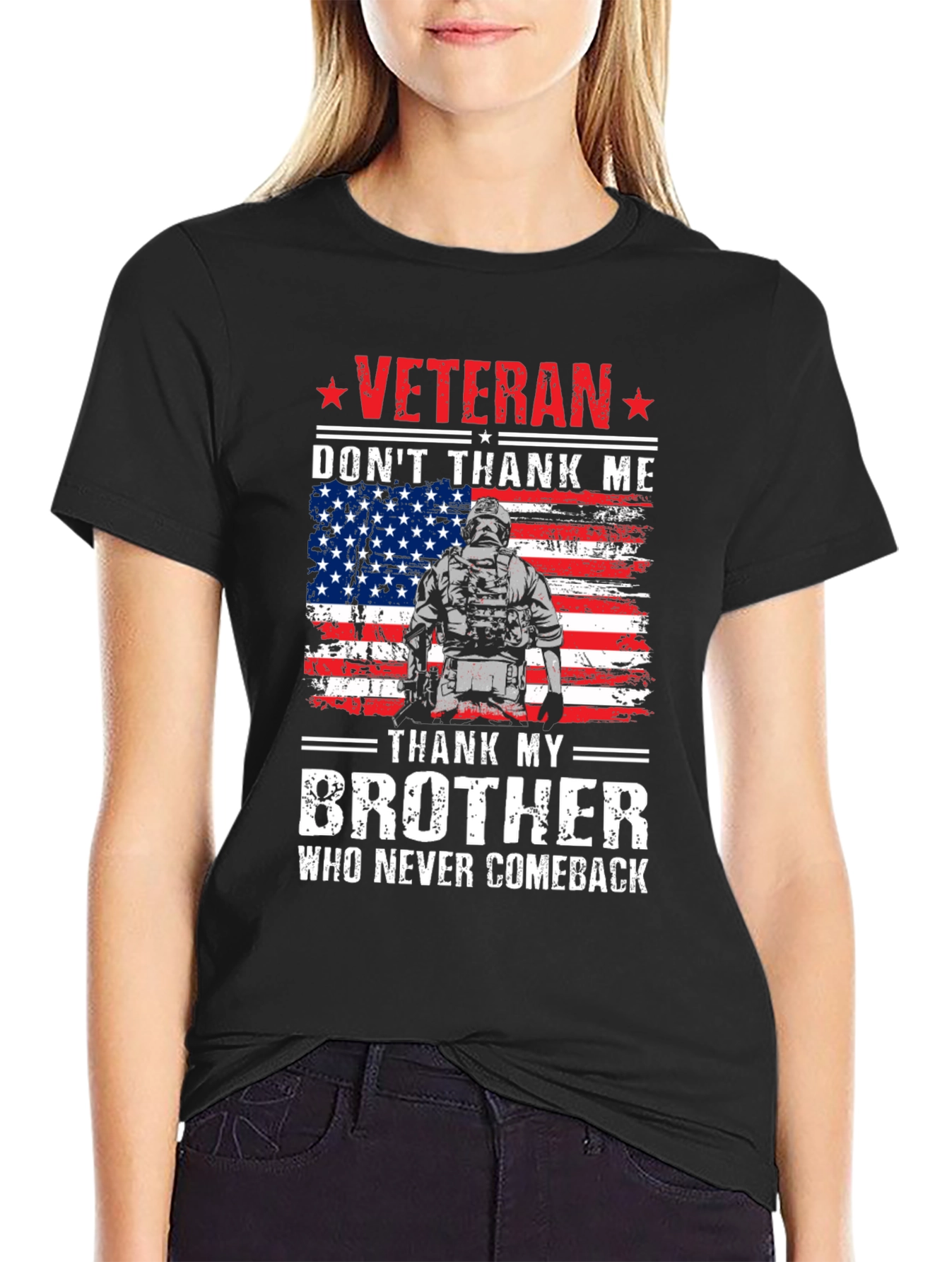 Veteran Dont Thank Me T-Shirt