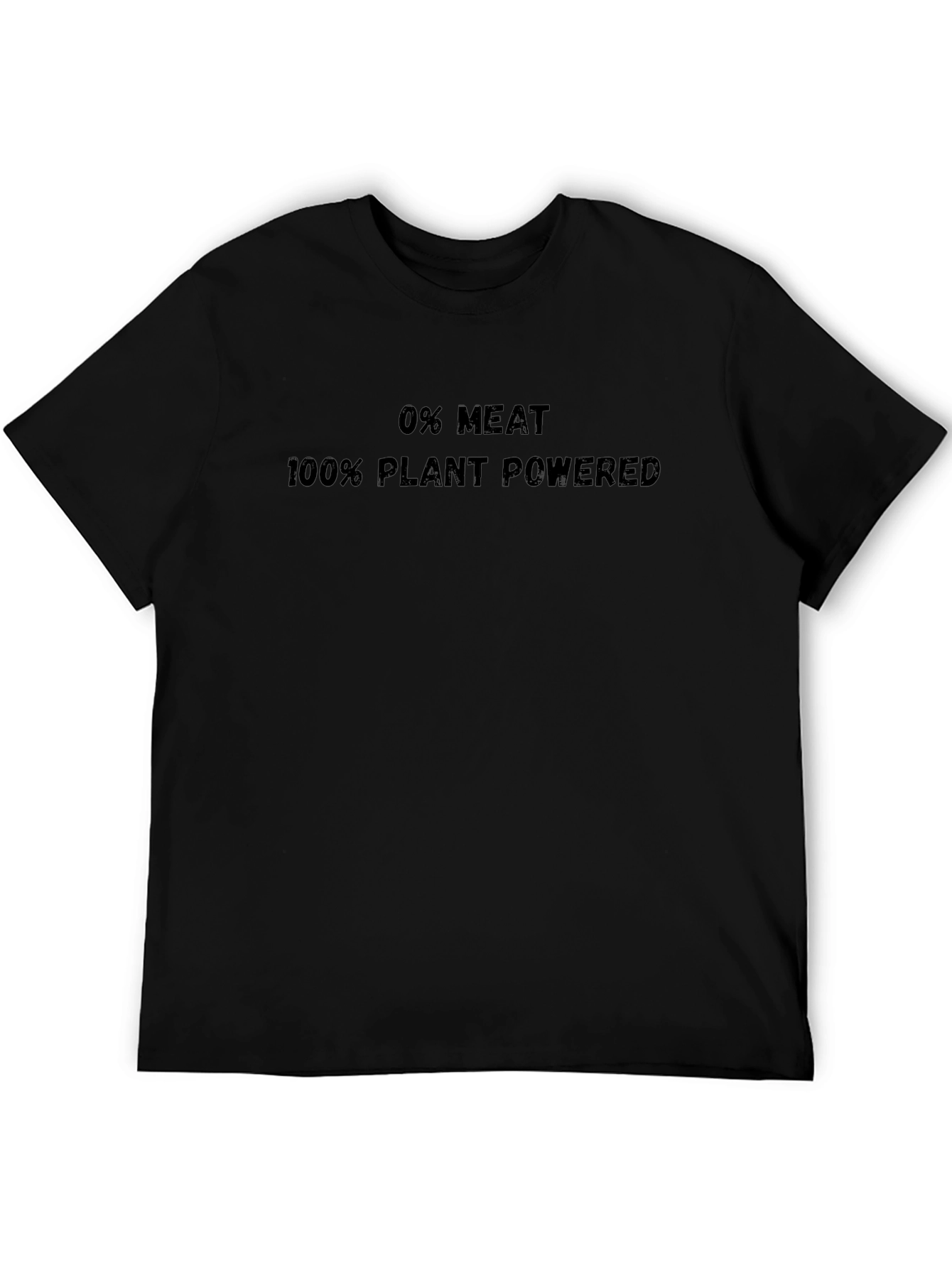 Vegan Plant Powered T-Shirt - Zero Meat Lifestyle Tee
