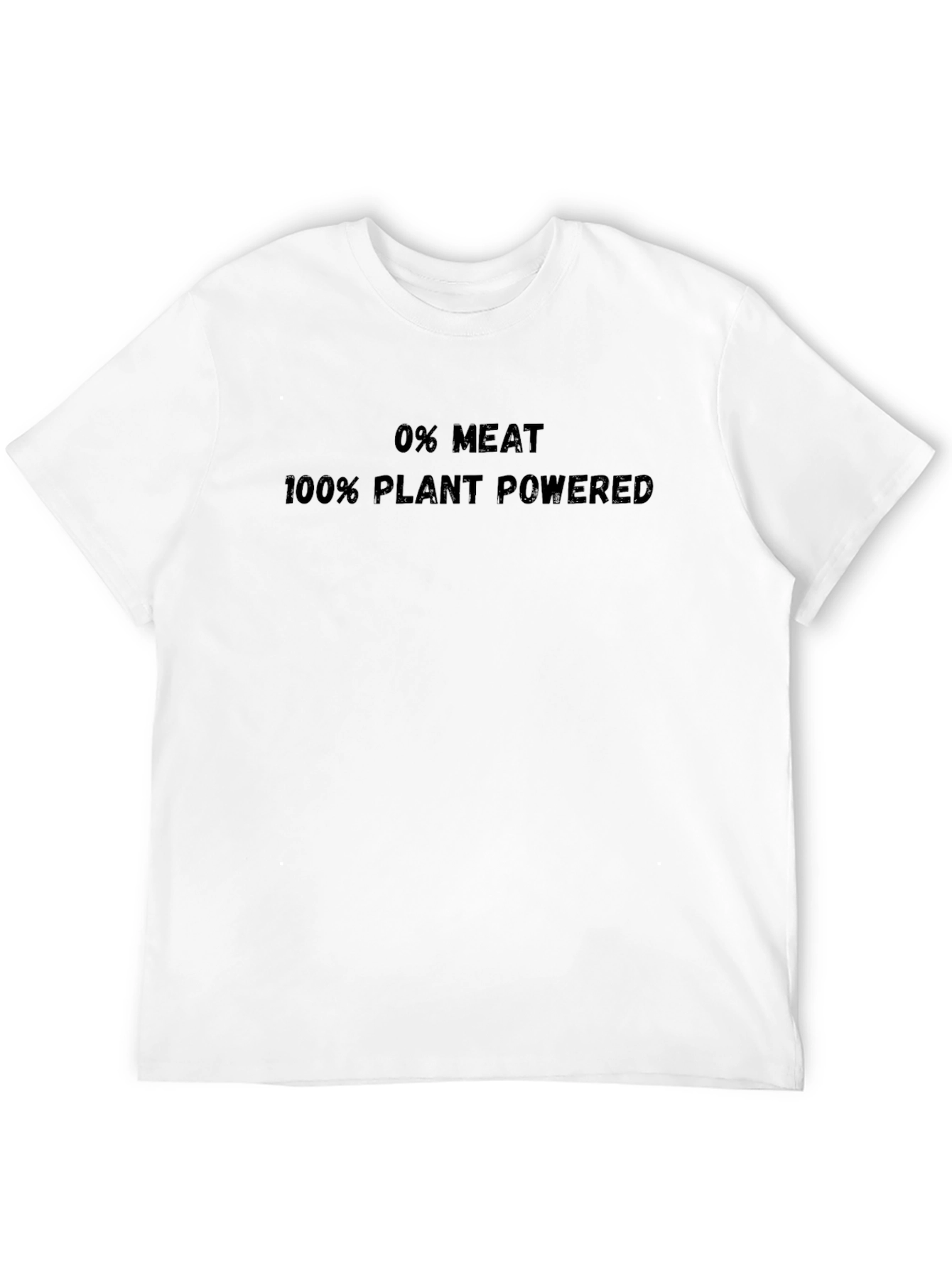 Vegan Plant Powered T-Shirt - Zero Meat Lifestyle Tee
