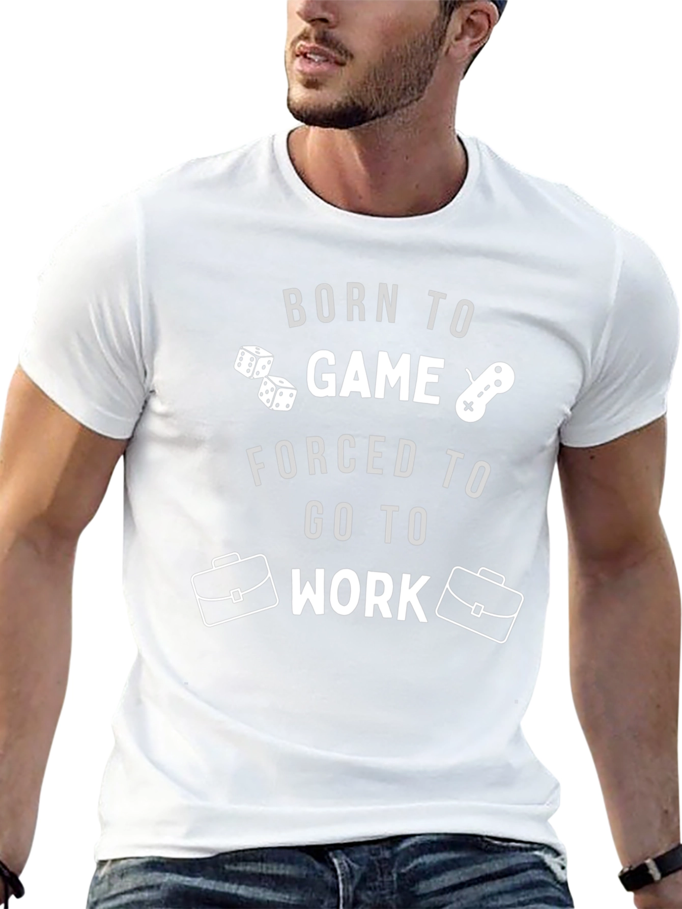 Born to Game T-Shirt Funny Gamer Tee