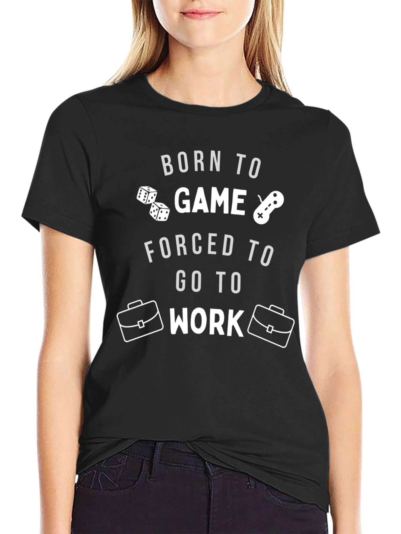 Born to Game T-Shirt Funny Gamer Tee