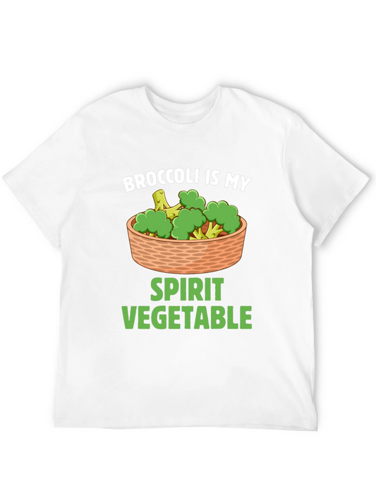 Broccoli Is My Spirit Vegetable Graphic T-Shirt