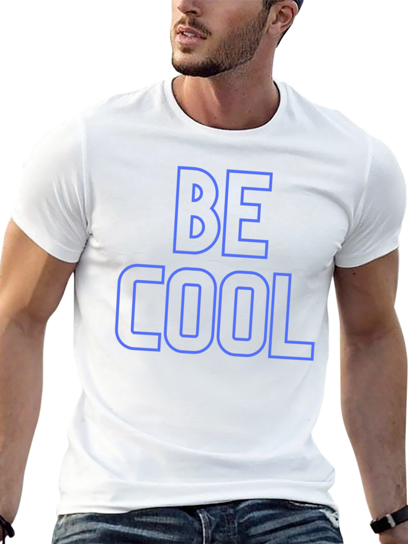 Be Cool Graphic Print Mens T-Shirt