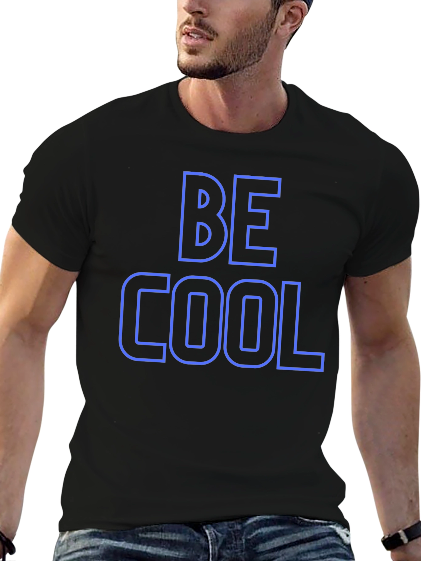 Be Cool Graphic Print Mens T-Shirt