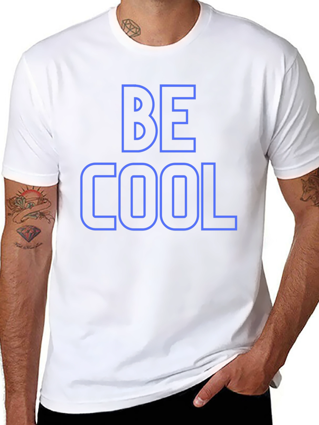 Be Cool Graphic Print Mens T-Shirt