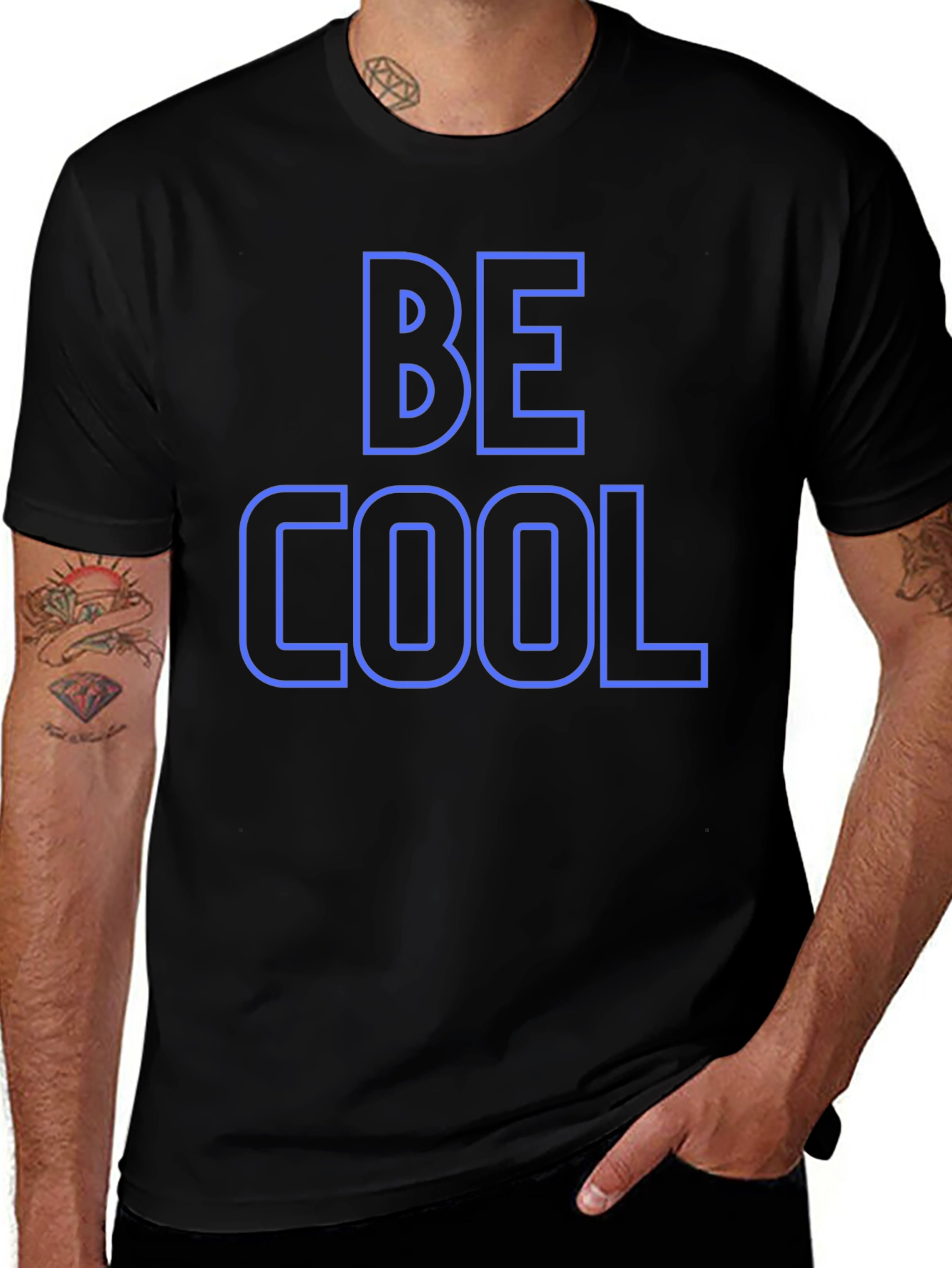 Be Cool Graphic Print Mens T-Shirt