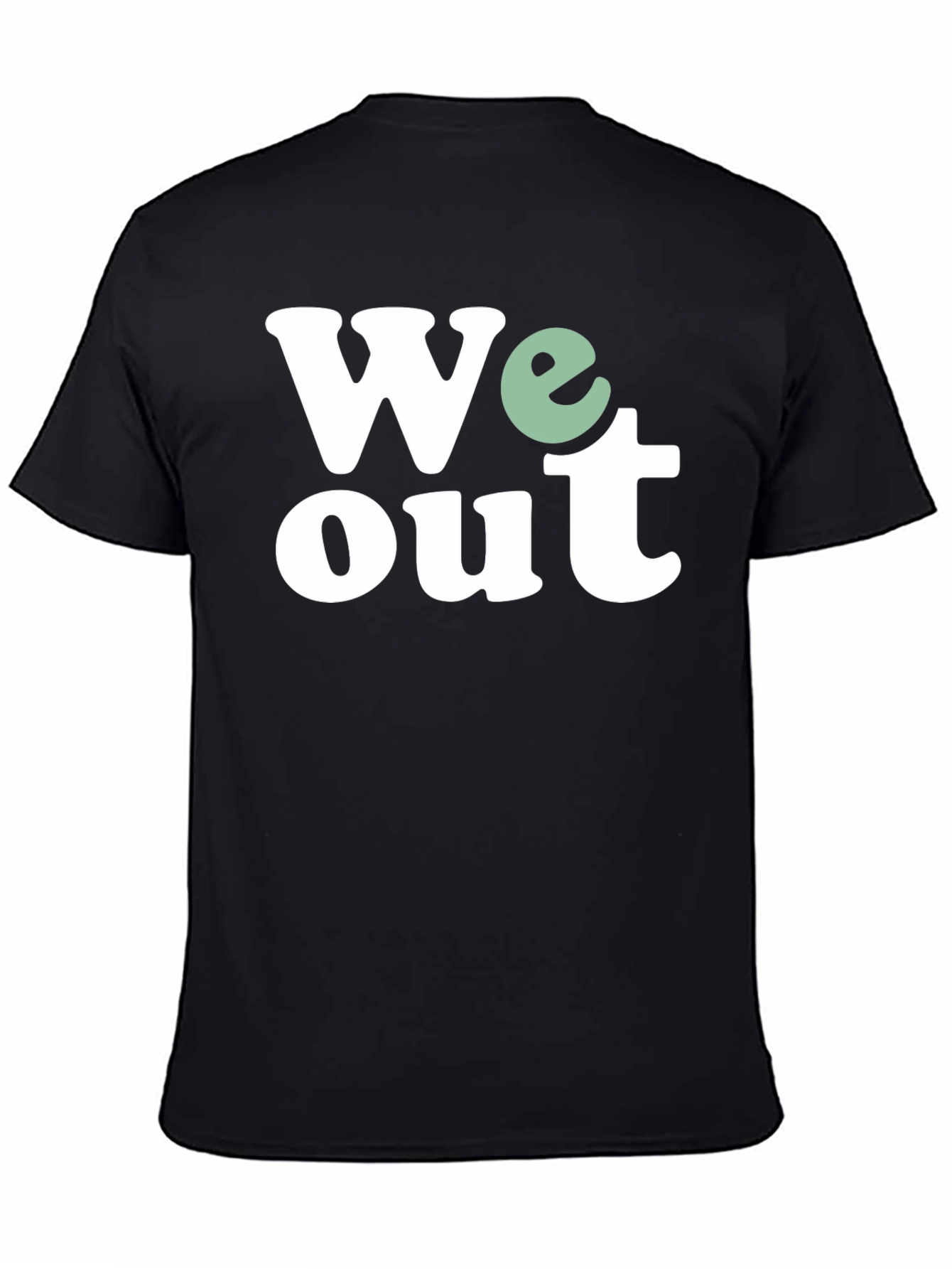We Out T-Shirt - Black Casual Trendy