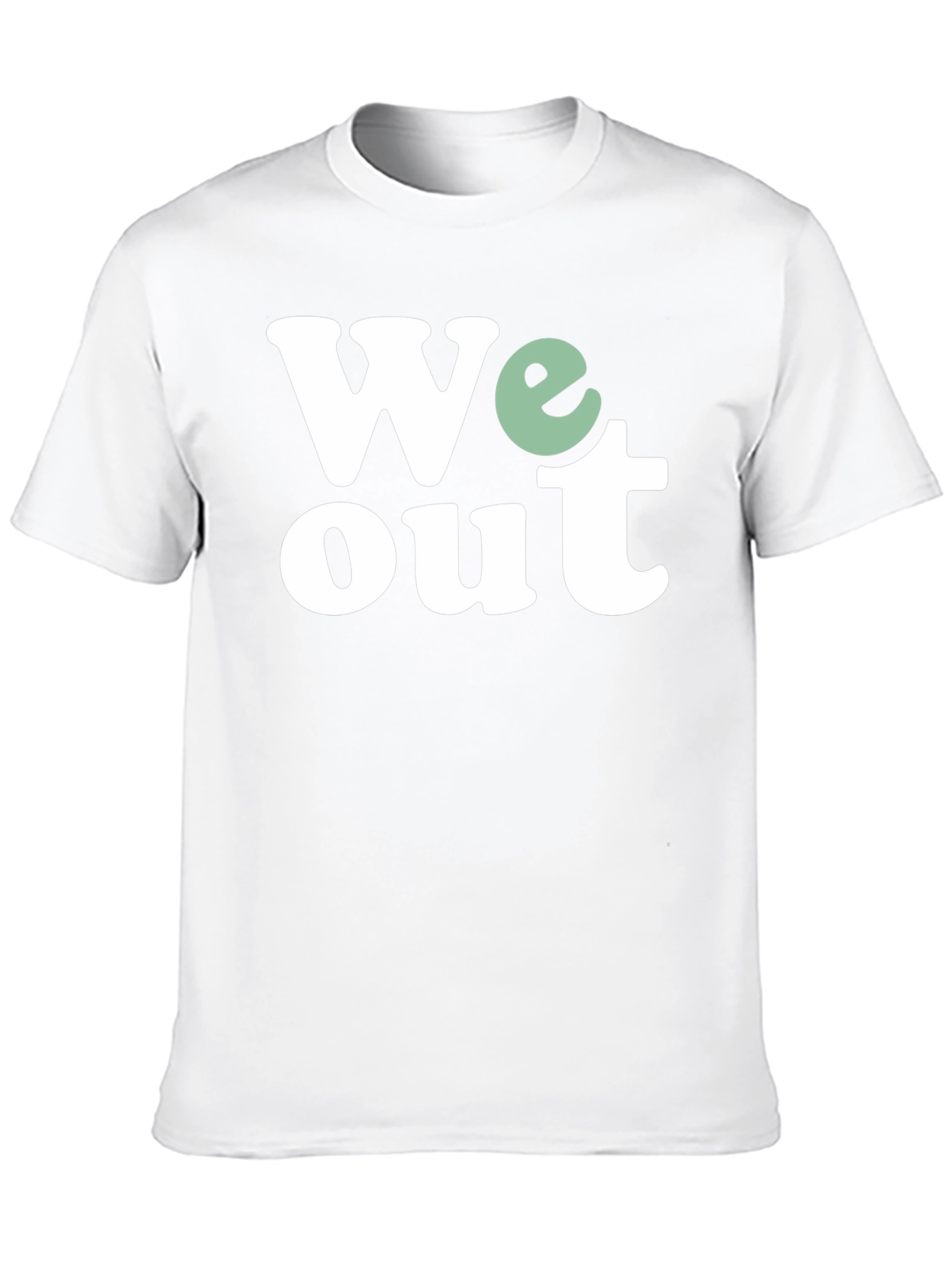 We Out T-Shirt - Black Casual Trendy