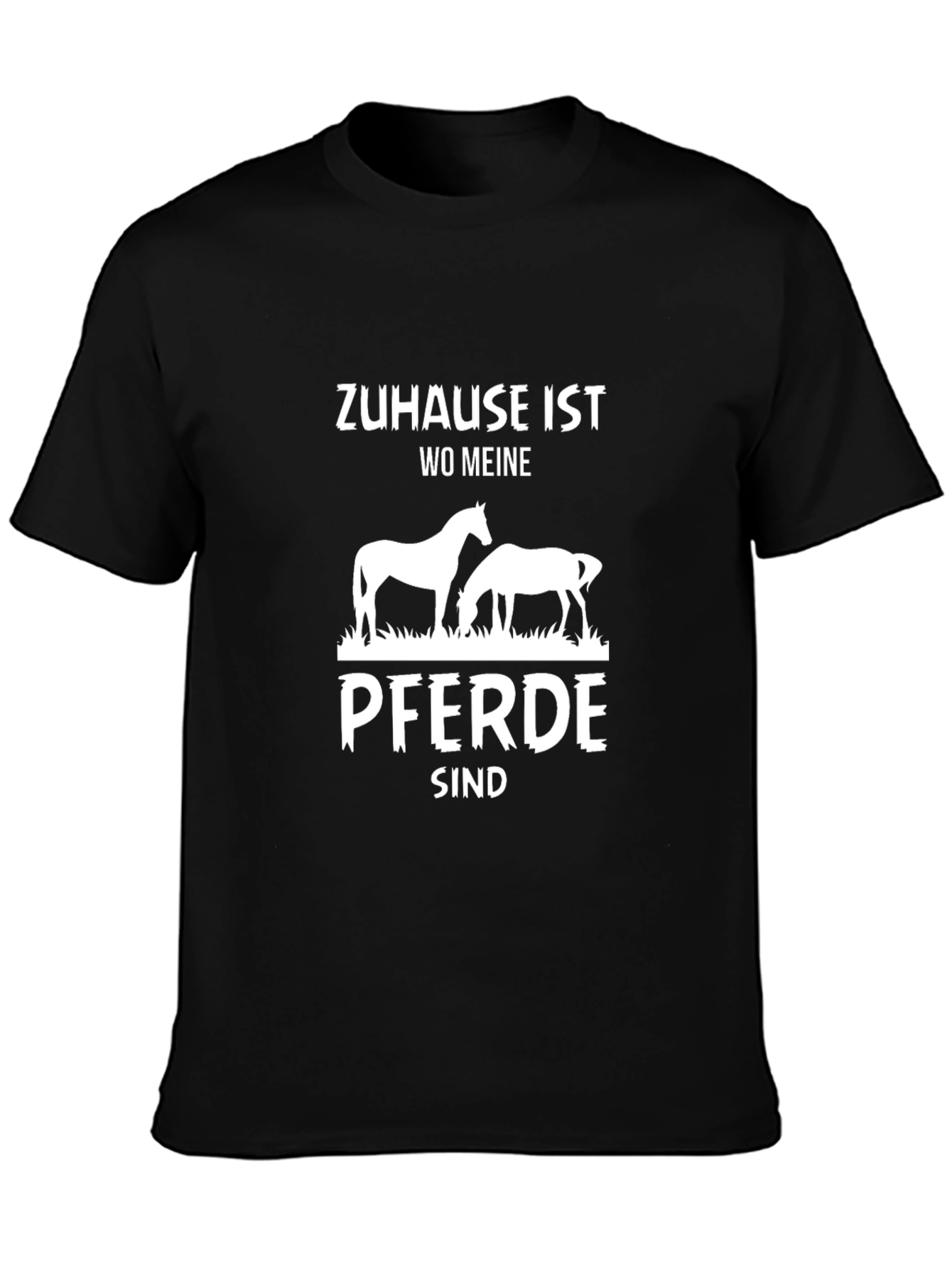 Zuhause Ist Wo Meine Pferde Sind T-Shirt