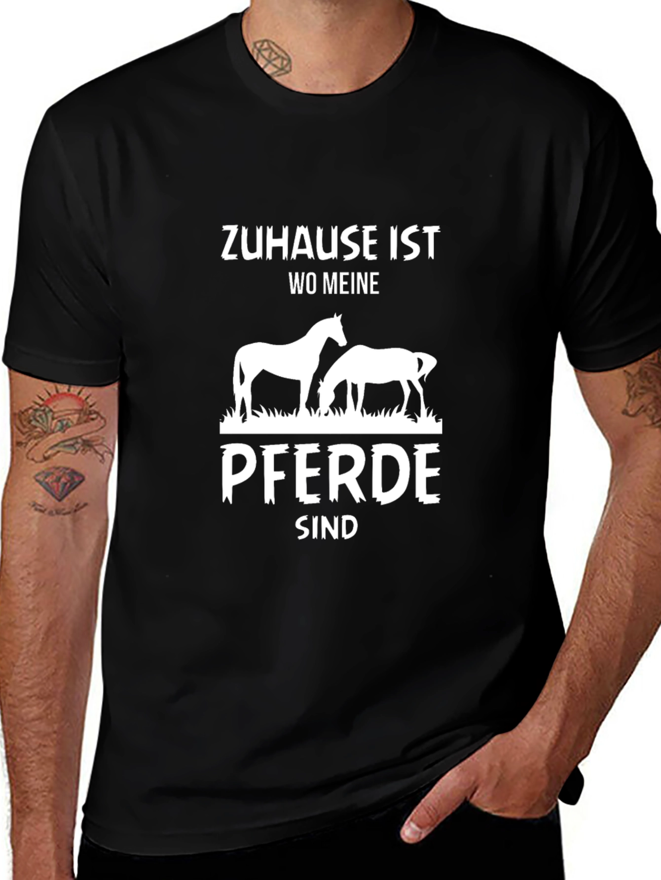 Zuhause Ist Wo Meine Pferde Sind T-Shirt