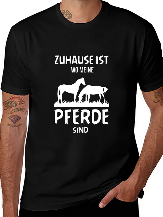 Zuhause Ist Wo Meine Pferde Sind T-Shirt