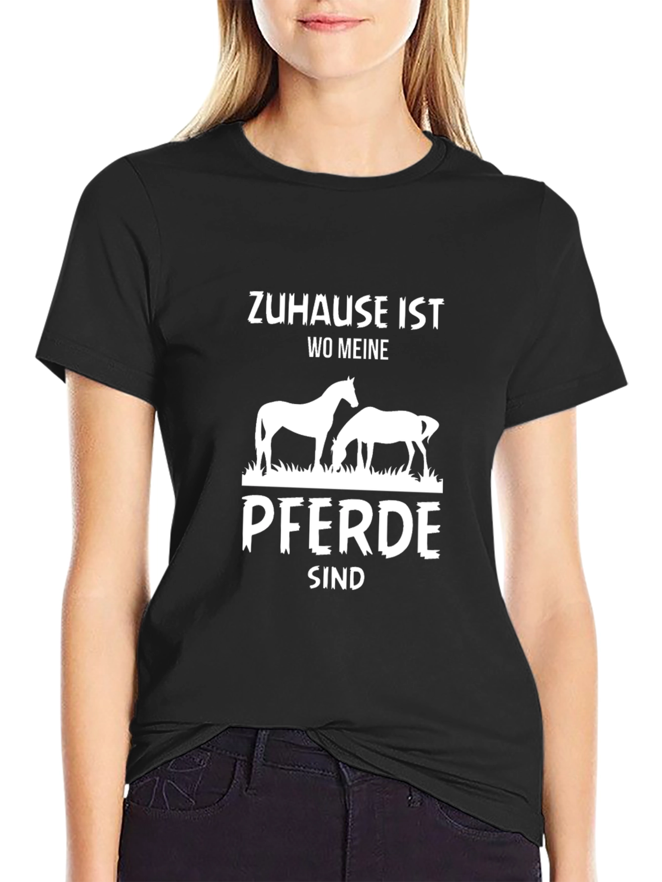 Zuhause Ist Wo Meine Pferde Sind T-Shirt