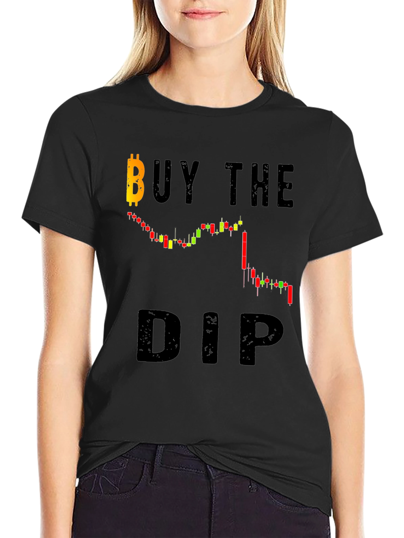 Buy the Dip Bitcoin Crypto Graphic T-Shirt