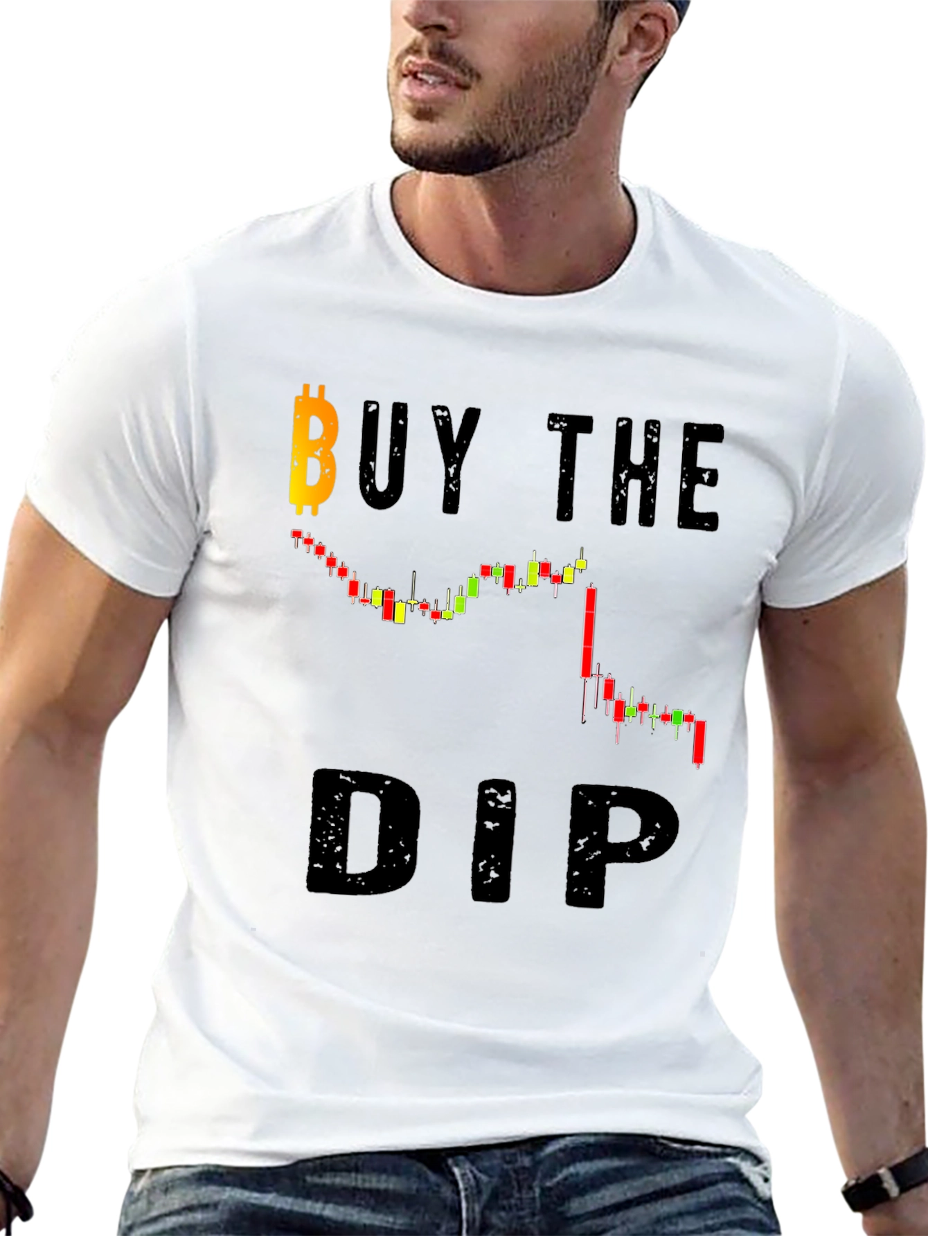 Buy the Dip Bitcoin Crypto Graphic T-Shirt
