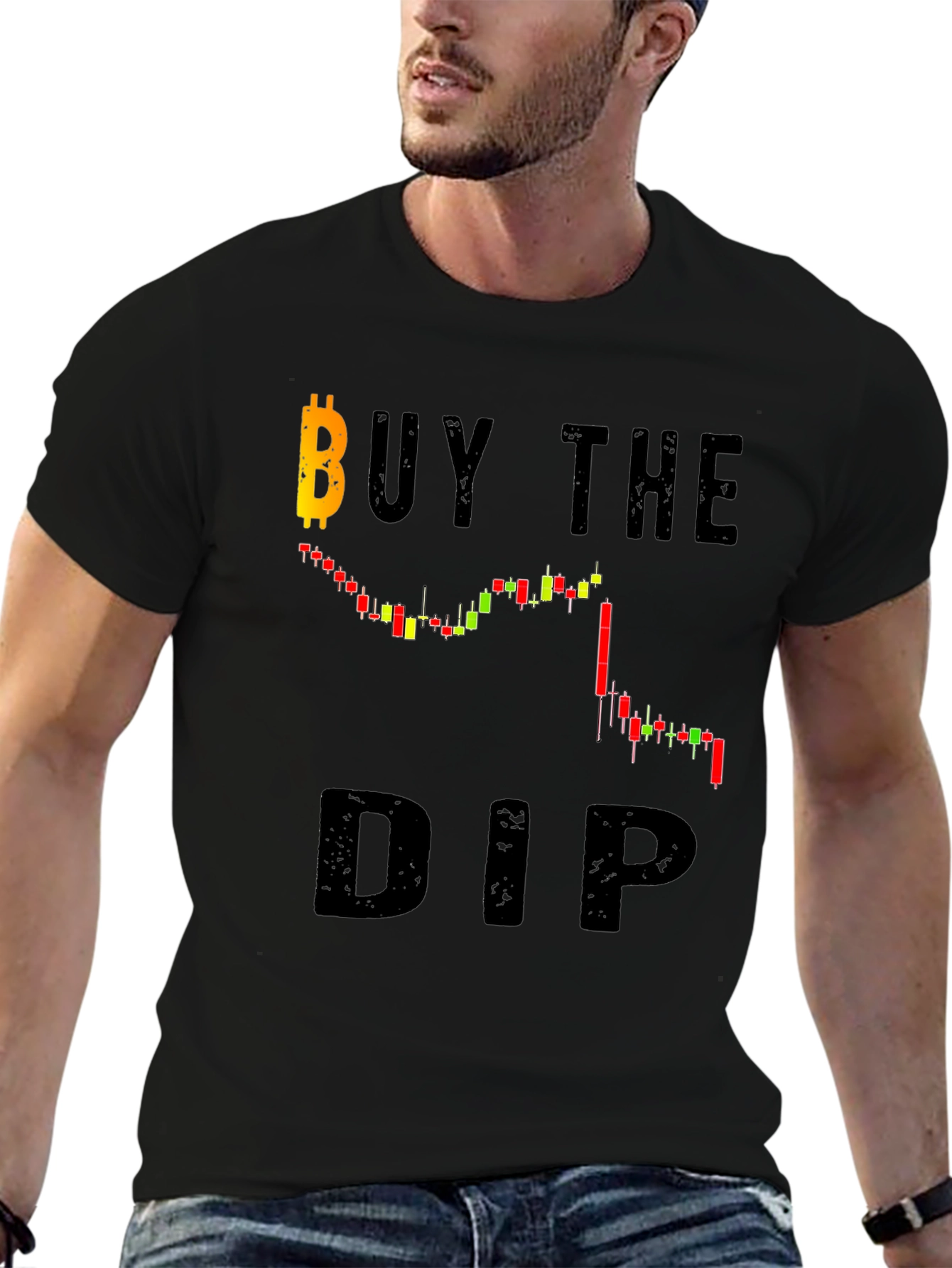 Buy the Dip Bitcoin Crypto Graphic T-Shirt
