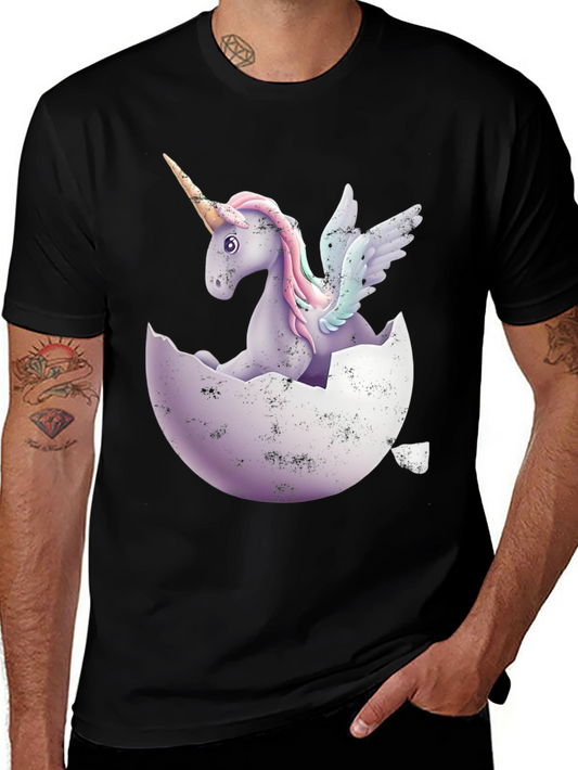 Unicorn Egg Graphic Tee - Fantasy T-Shirt