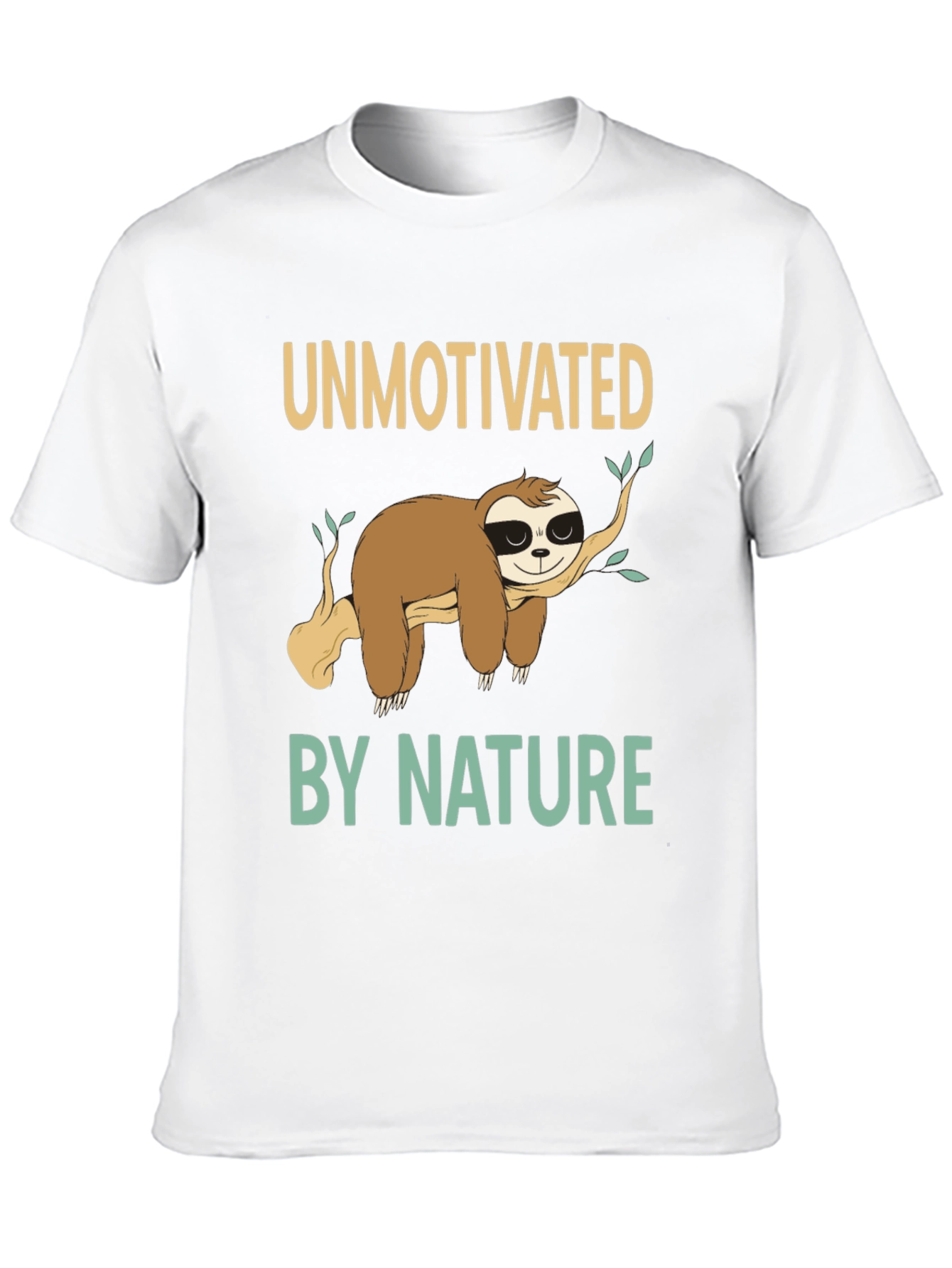 Unmotivated by Nature Sloth Graphic T-Shirt