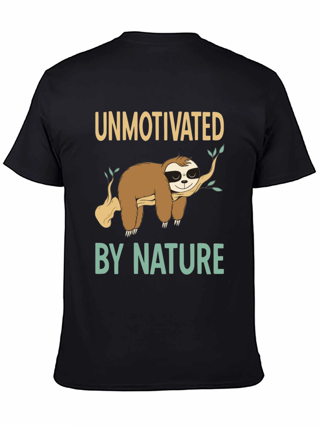 Unmotivated by Nature Sloth Graphic T-Shirt
