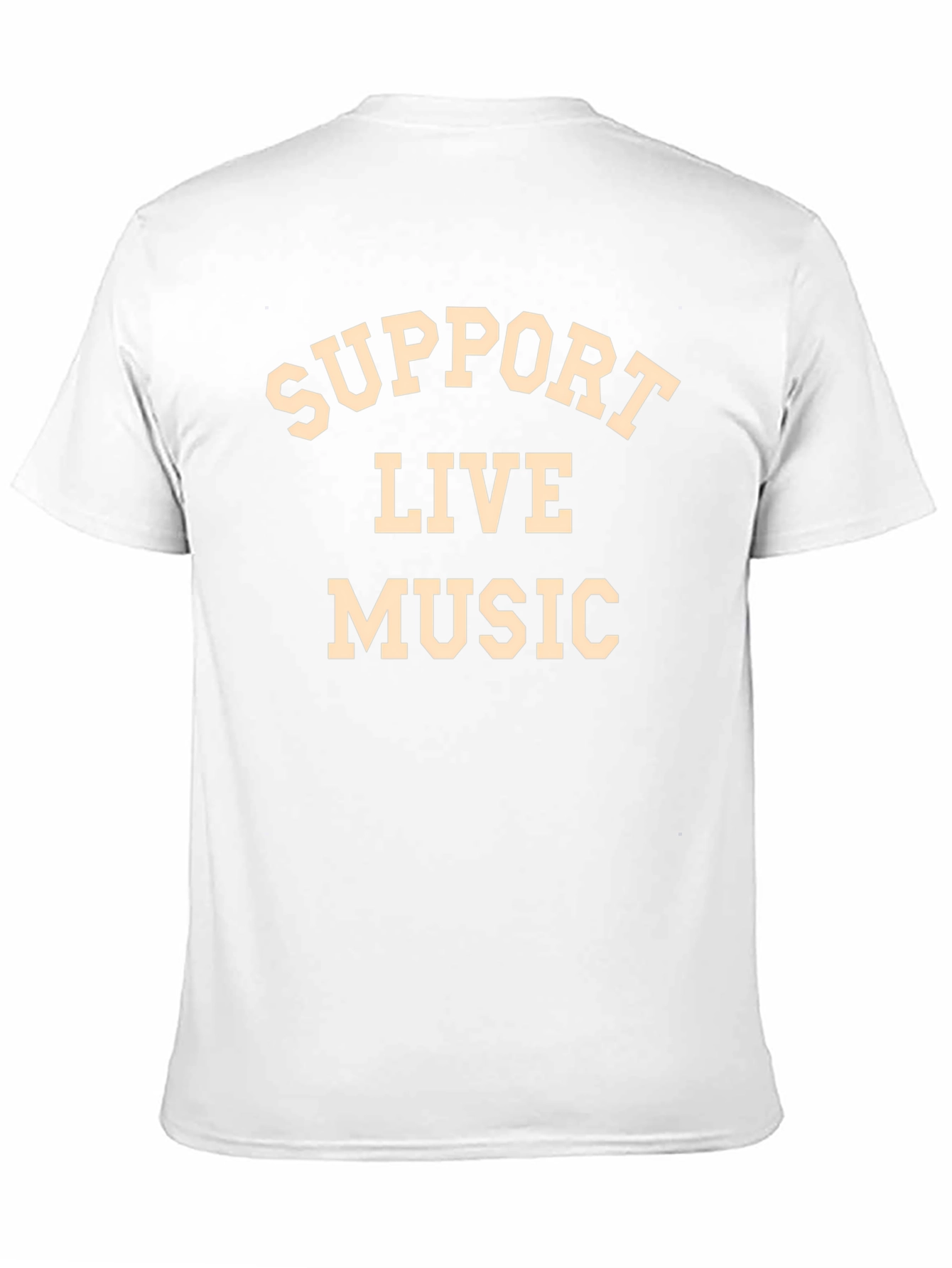 Support Live Music Black T-Shirt