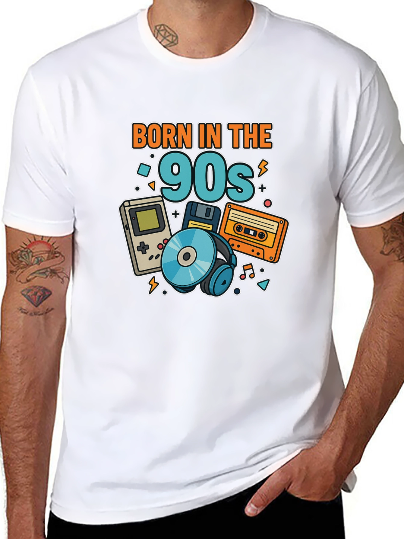 Born in the 90s Retro Graphic T-Shirt