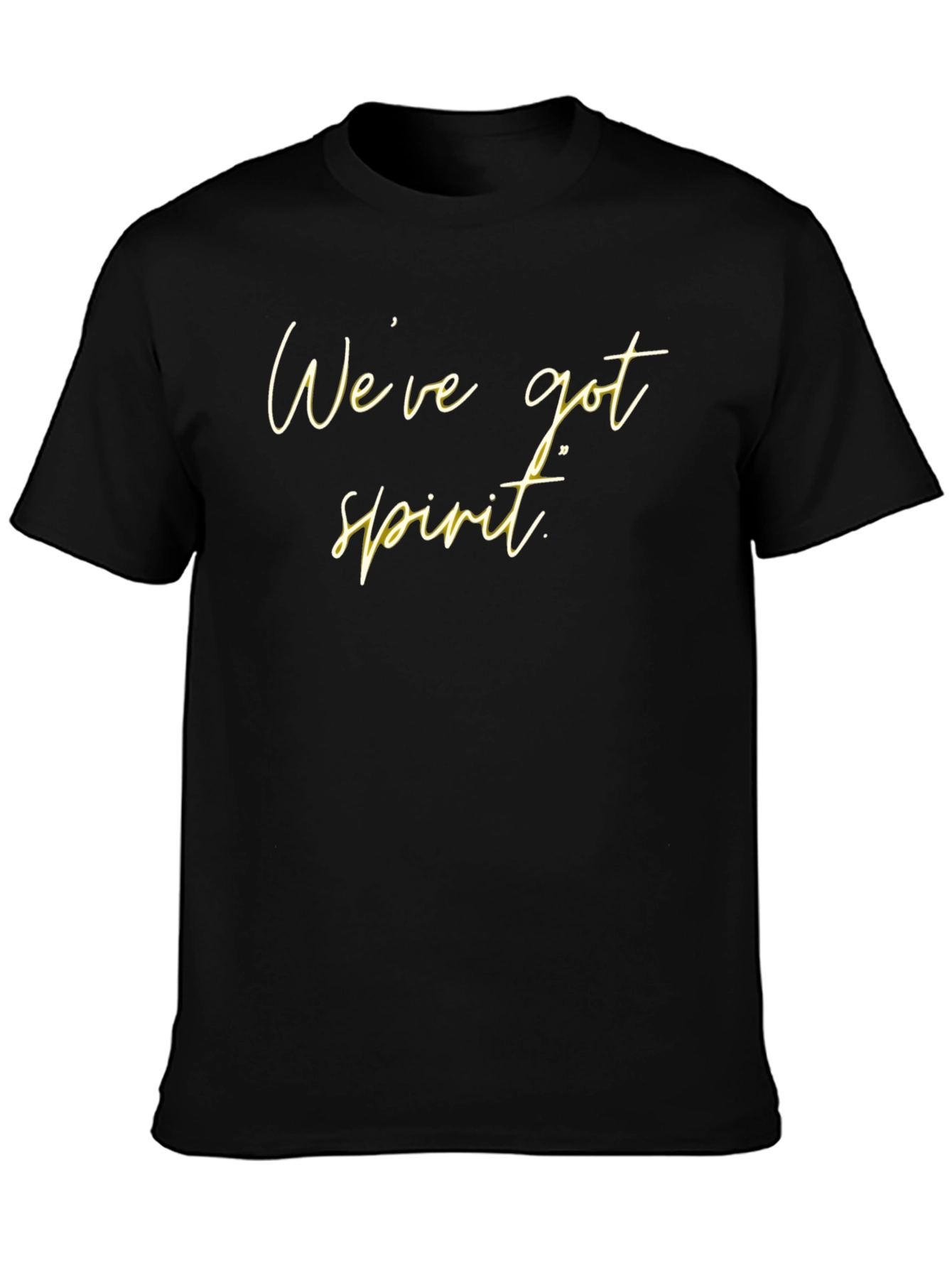 Weve Got Spirit Black Graphic Tee