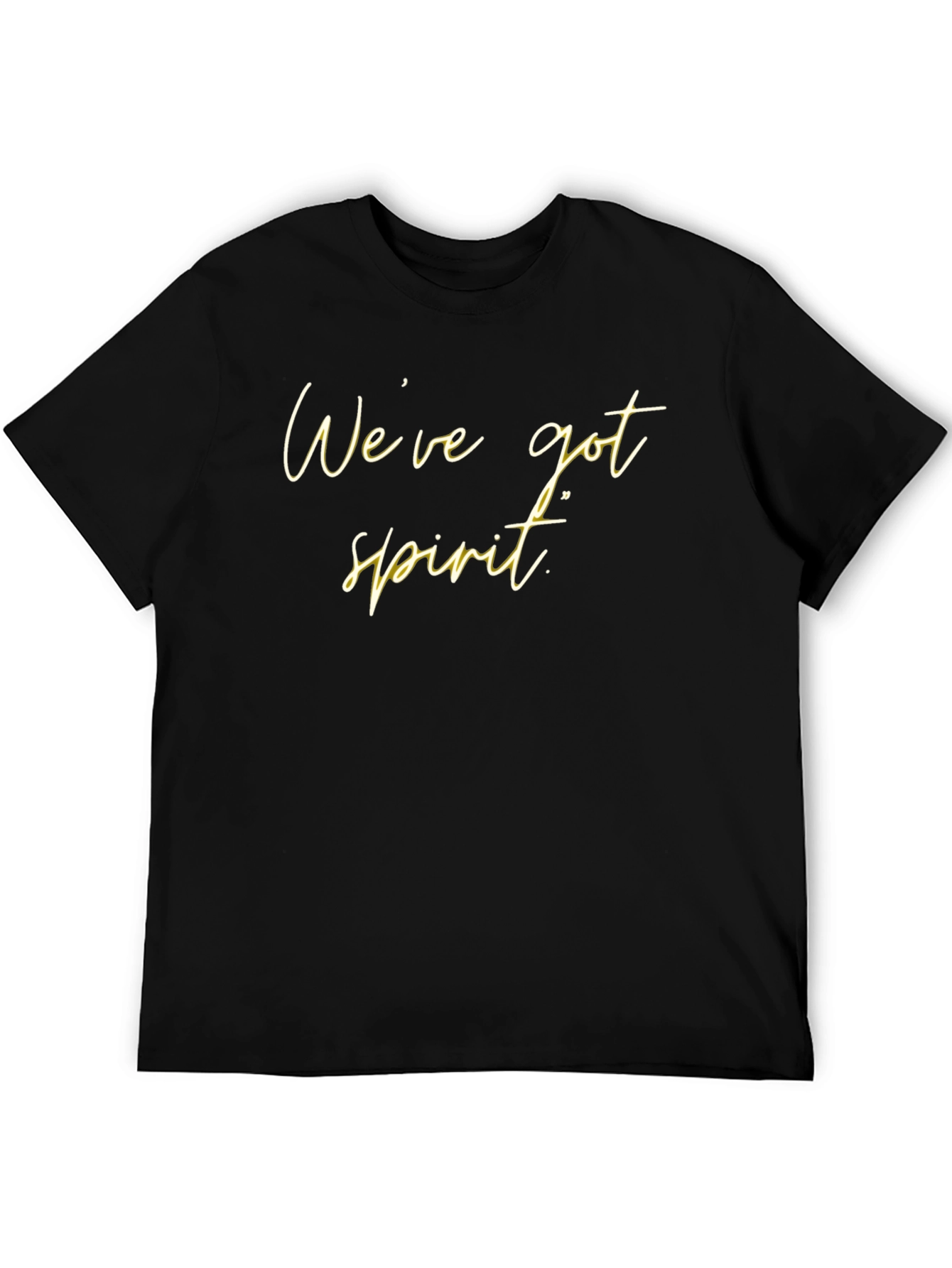 Weve Got Spirit Black Graphic Tee