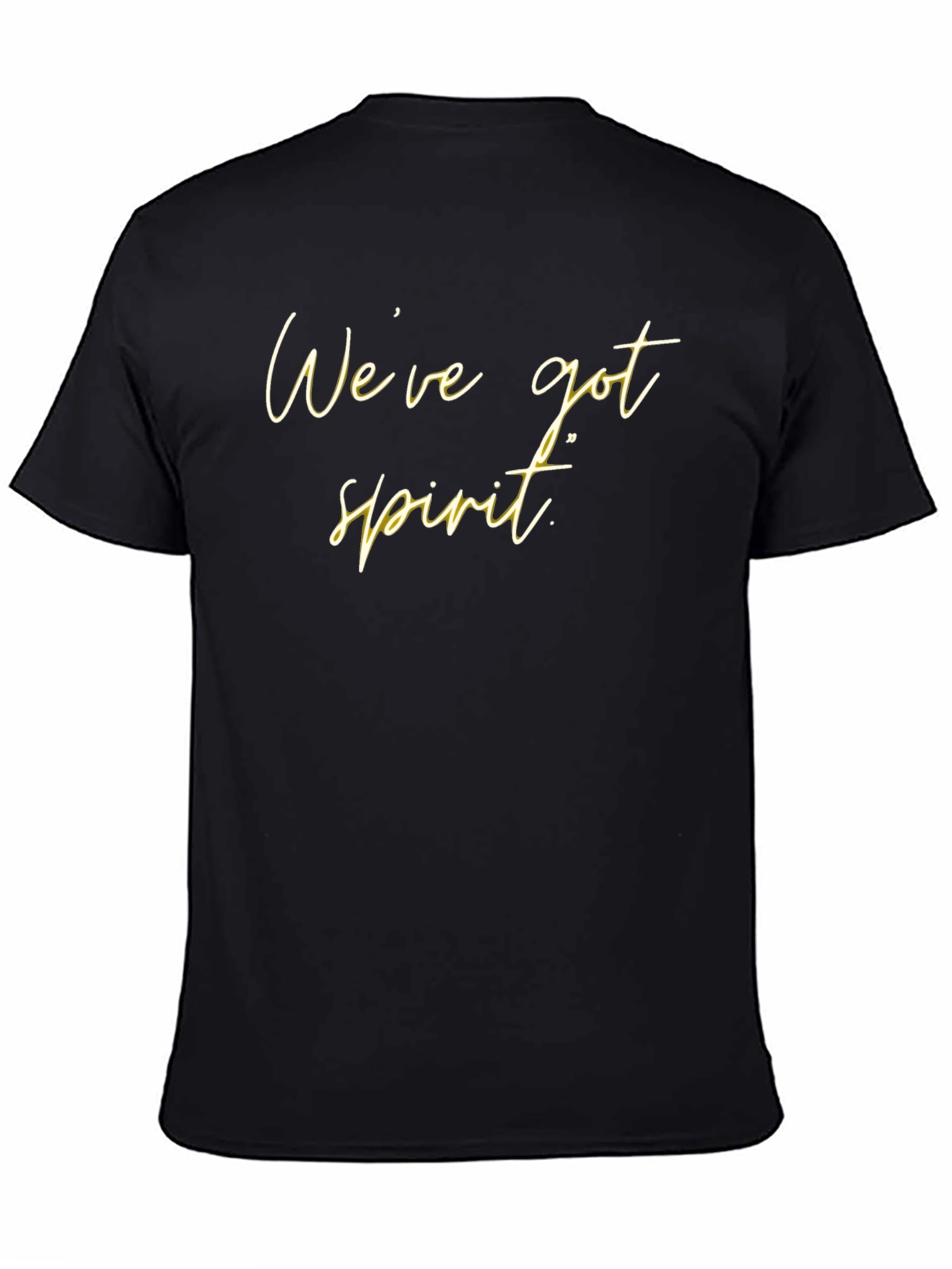 Weve Got Spirit Black Graphic Tee