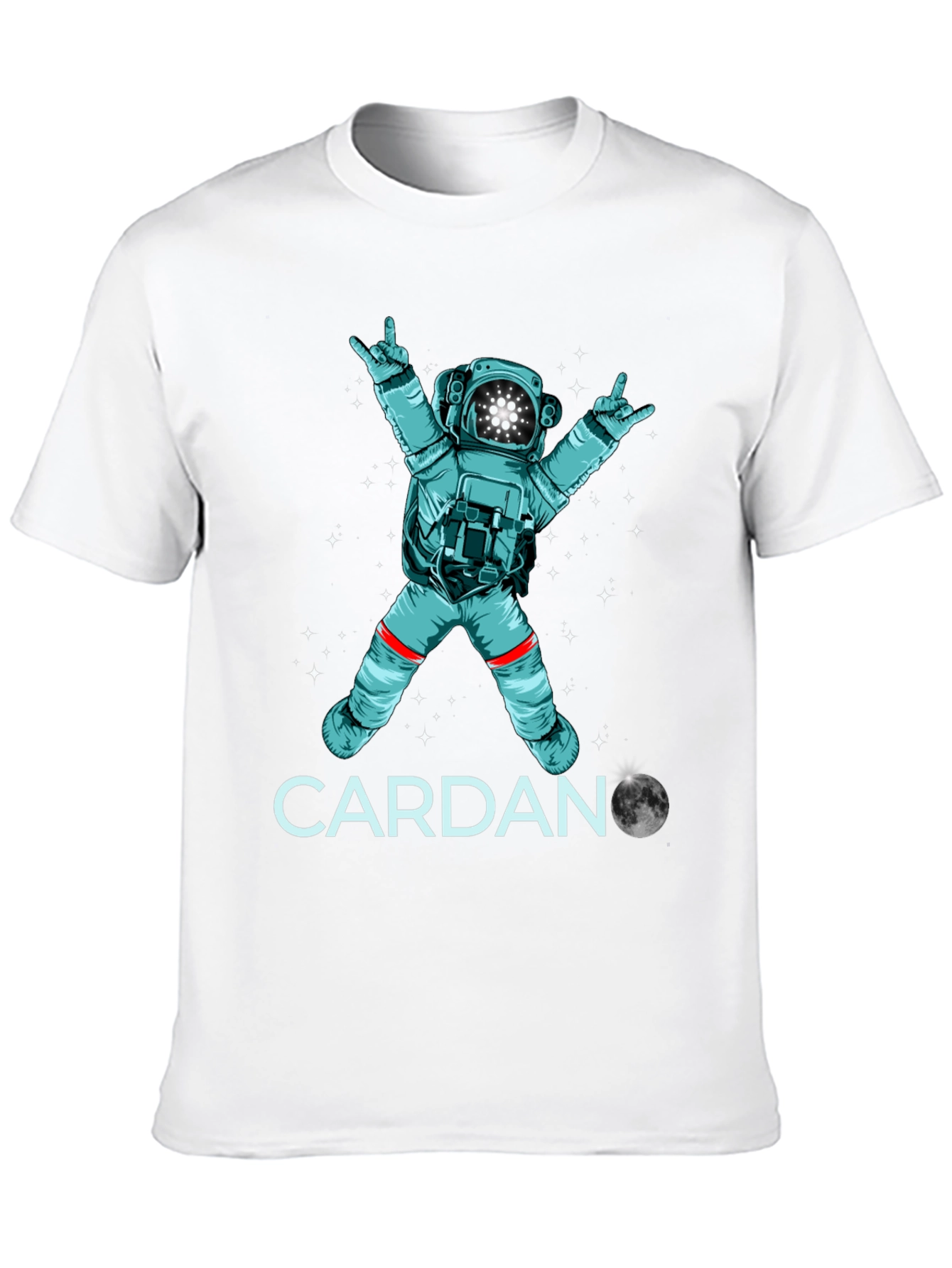 Cardano Astronaut Rocking T-Shirt