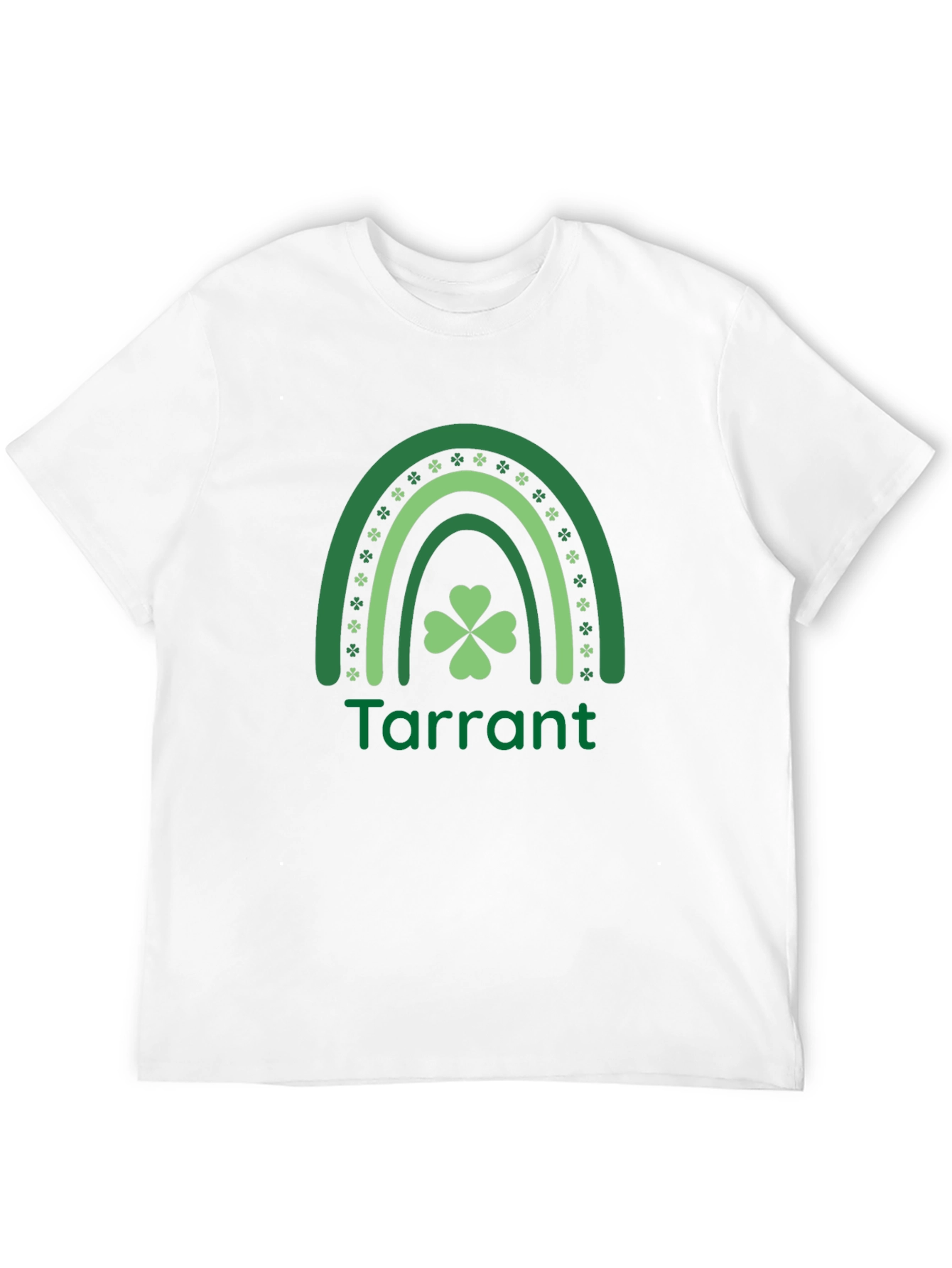 St. Patricks Day Tarrant Shamrock Rainbow T-Shirt
