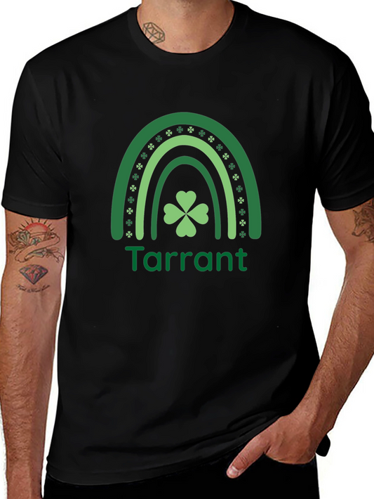 St. Patricks Day Tarrant Shamrock Rainbow T-Shirt
