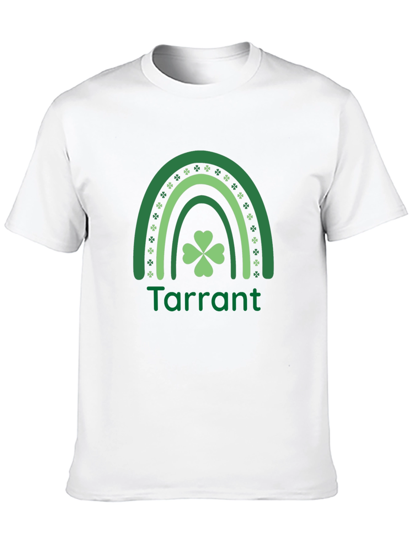 St. Patricks Day Tarrant Shamrock Rainbow T-Shirt