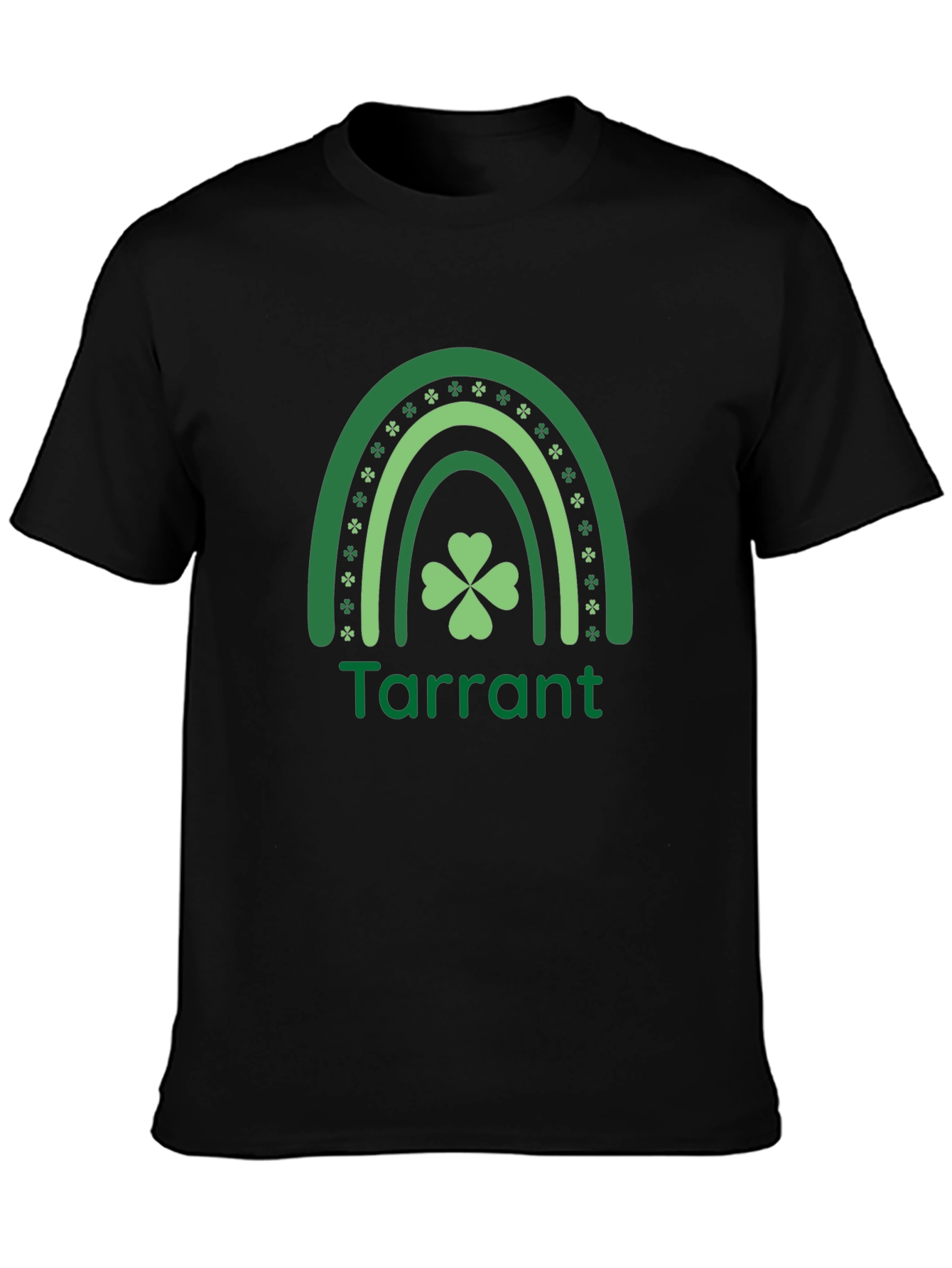 St. Patricks Day Tarrant Shamrock Rainbow T-Shirt