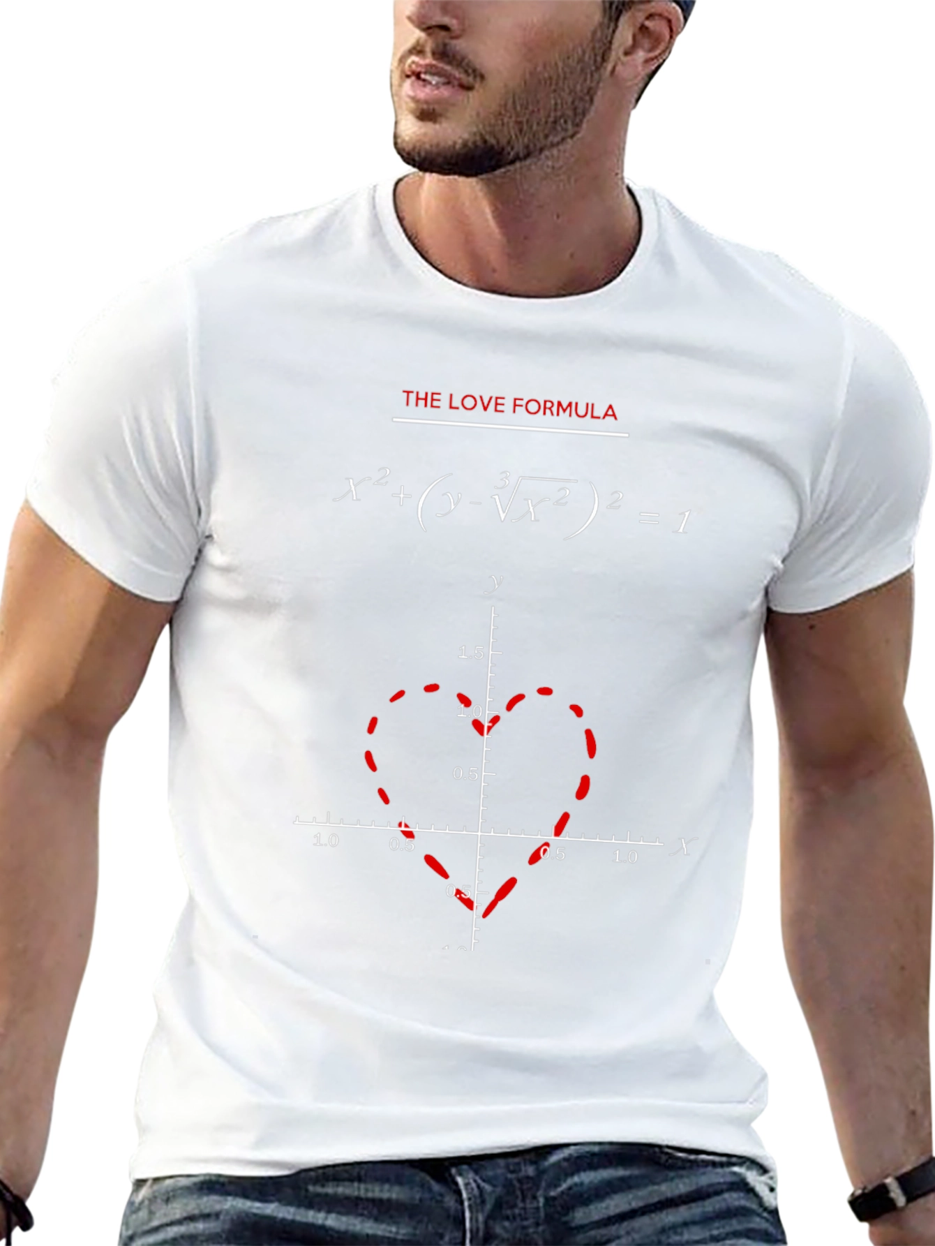 The Love Formula T-Shirt - Math Heart