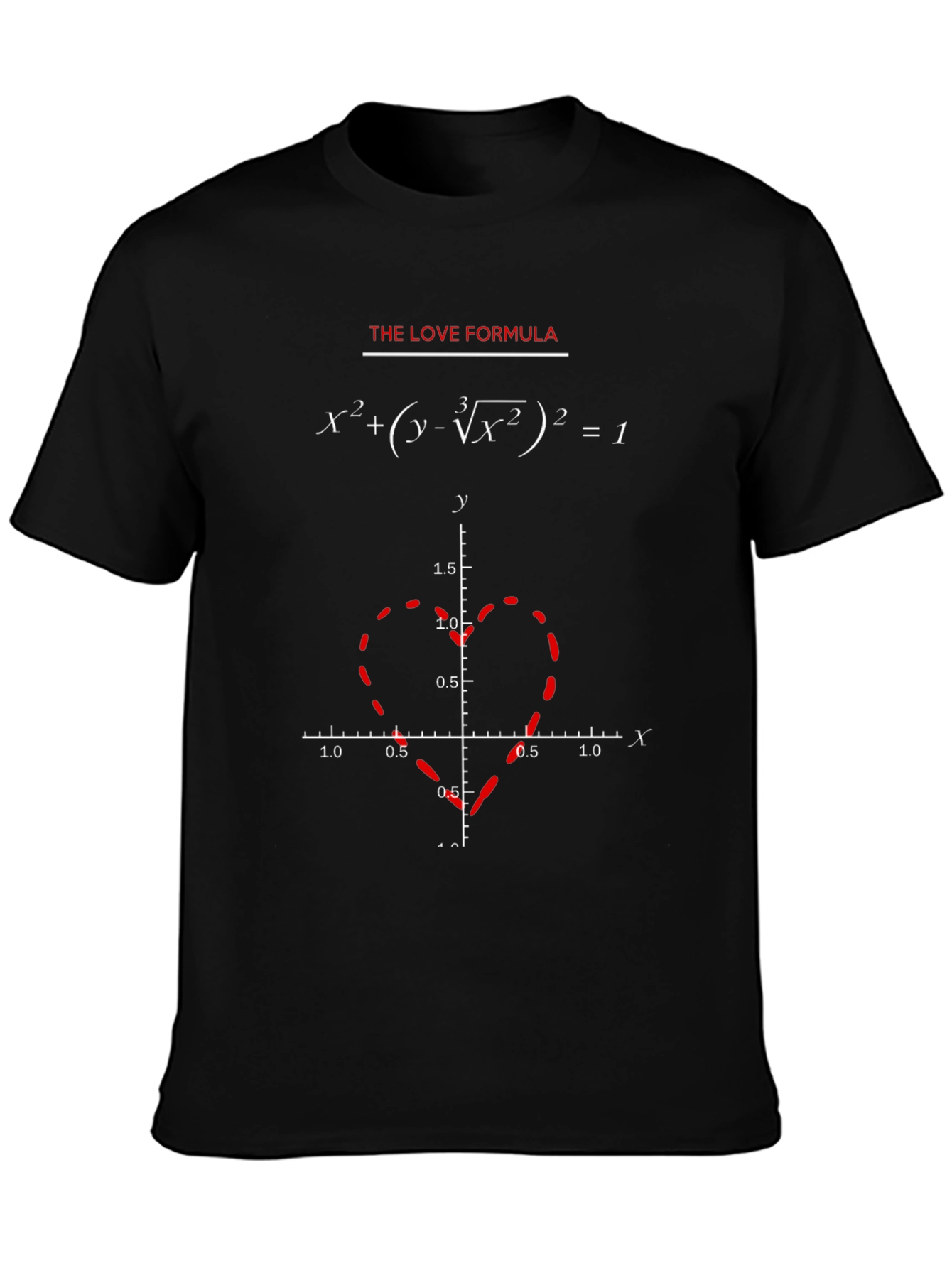 The Love Formula T-Shirt - Math Heart